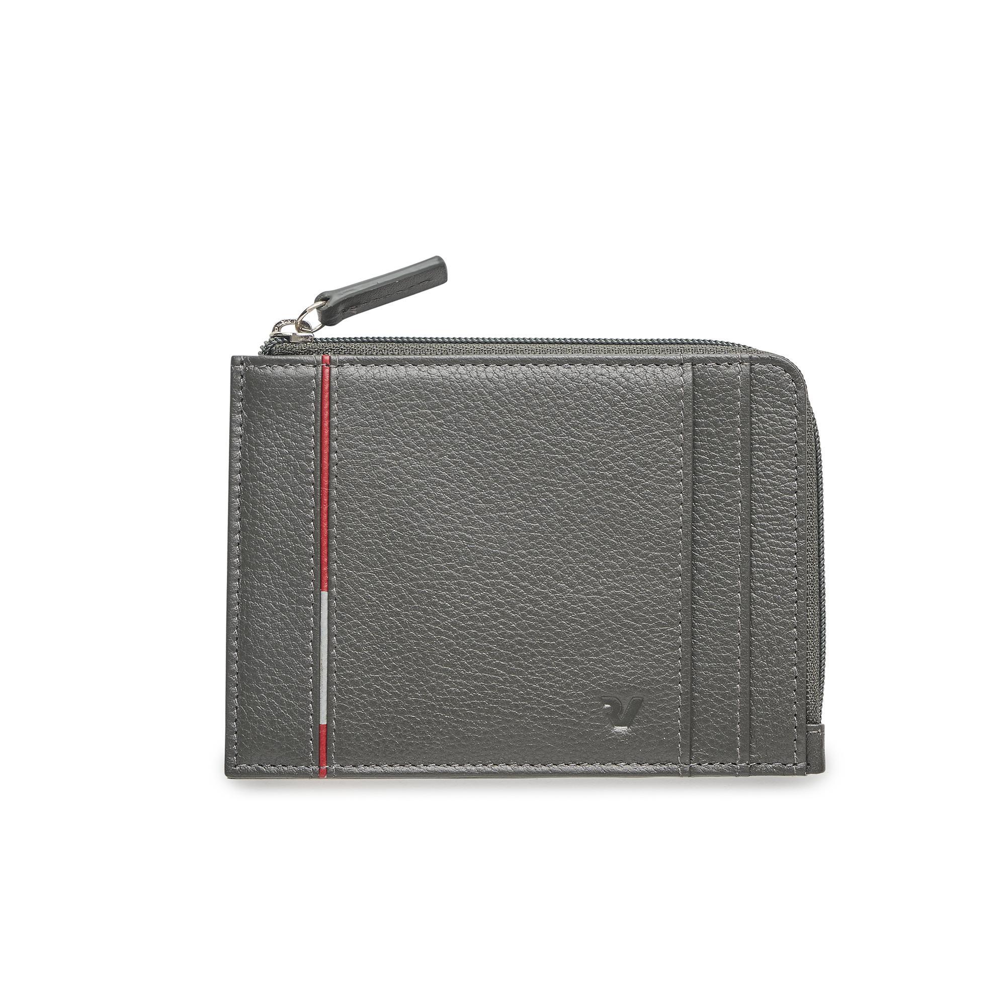 PE-BOSTON Porte-cartes 12.5x9x0.5 cm - Anthracite