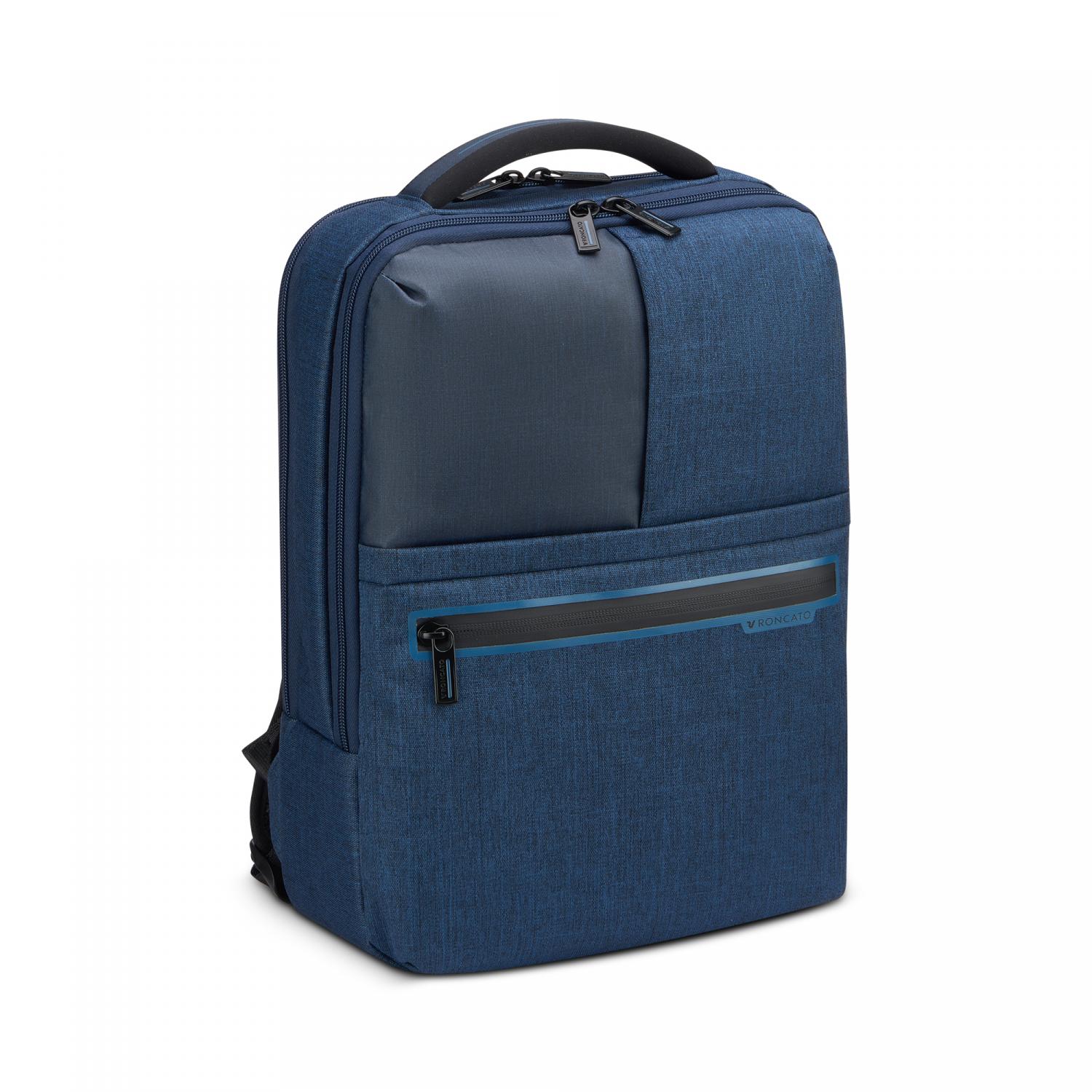 Roncato Trial S Zaino Da Lavoro Porta Pc 14 - 42x31x13 Cm - Blu Notte