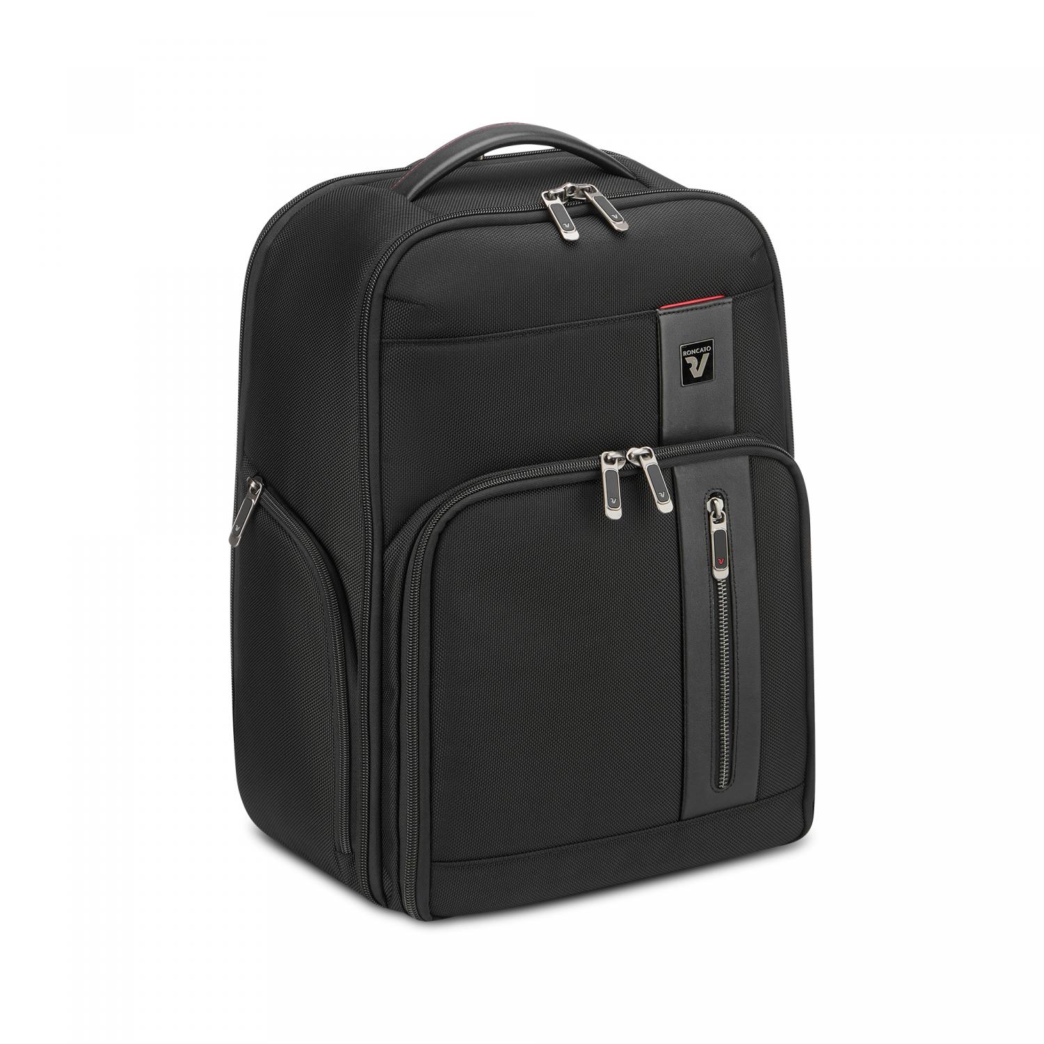 CAMBRIDGE Travel backpack with 15.6 Laptop Compartment -  40x30x20 cm - Black