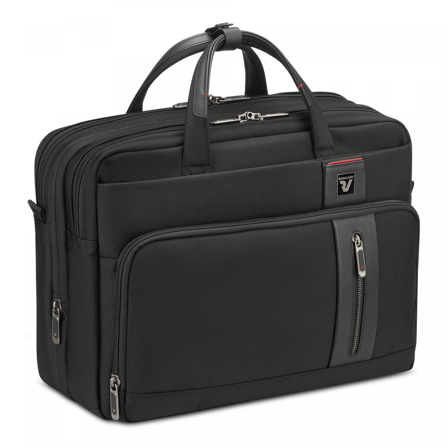CAMBRIDGE Borsa porta computer Espandibile -  31x43x15/19 cm Espandibile - Nero