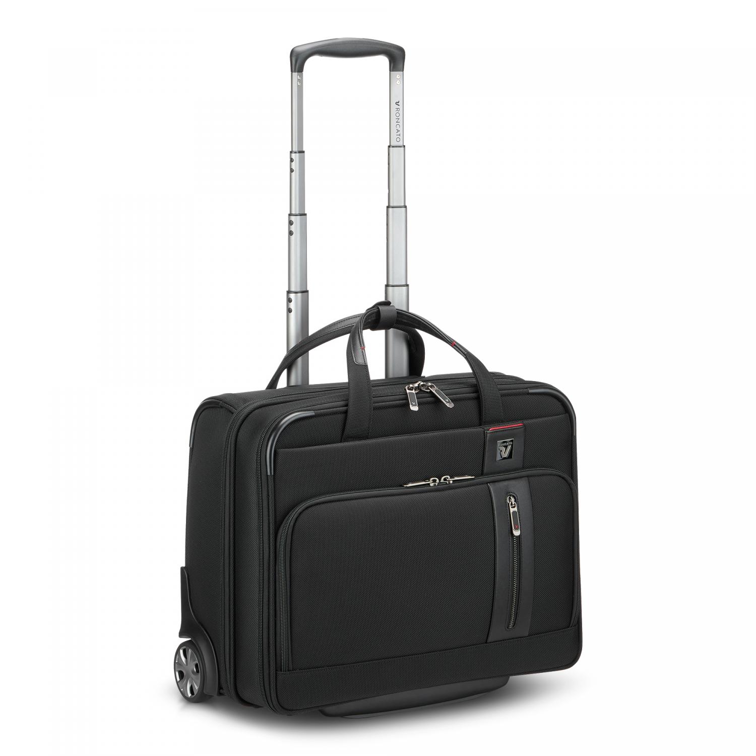 Roncato Cambridge Pc Trolley Porta Pc 15.6 - 40x44x22 Cm - Nero