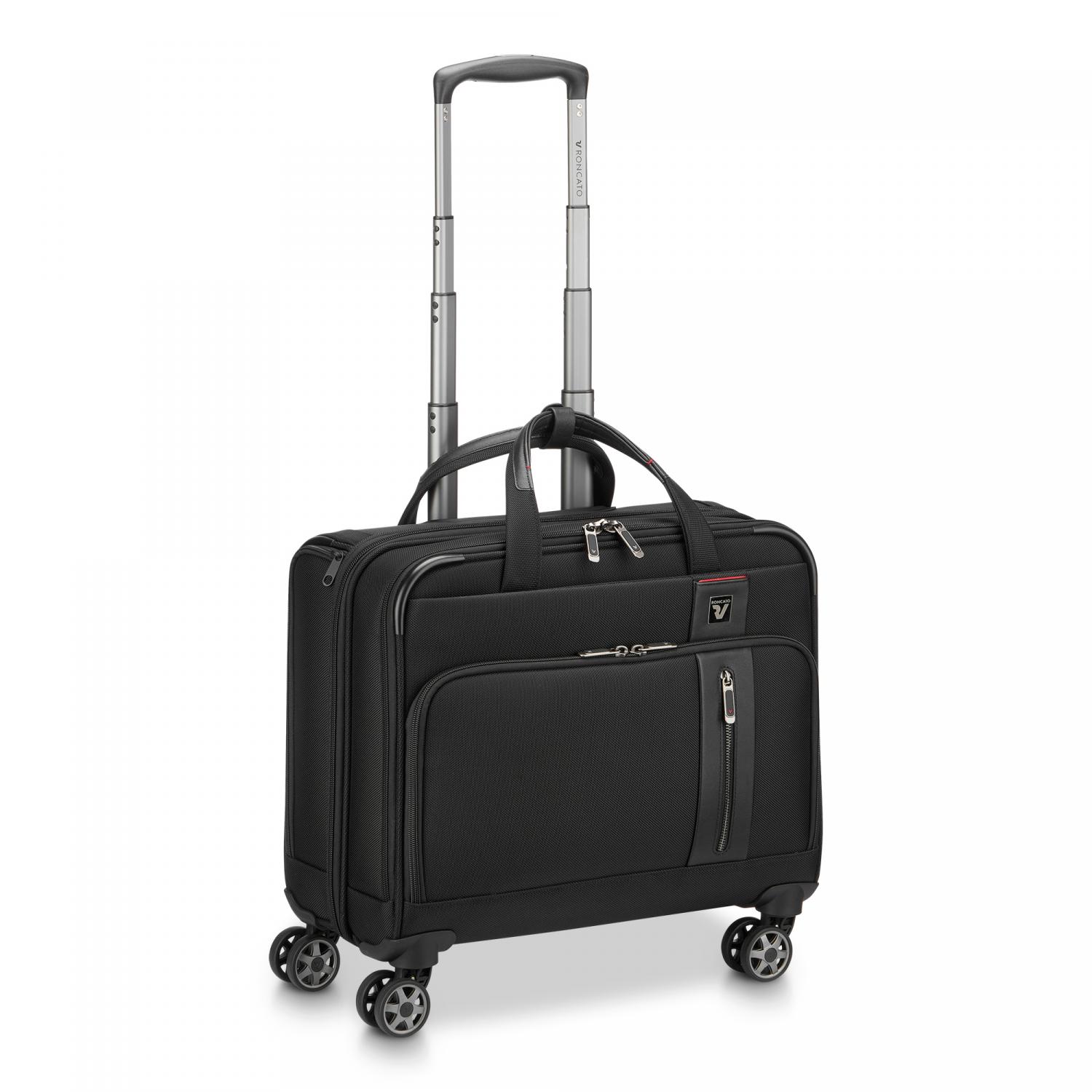 Roncato Cambridge Pc Trolley Porta Pc 15.6 - 42x44x20 Cm - Nero