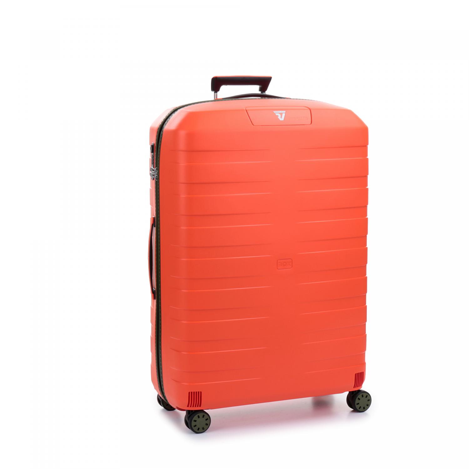 BOX Maleta grande 78 cm - Verde Militar/Naranja