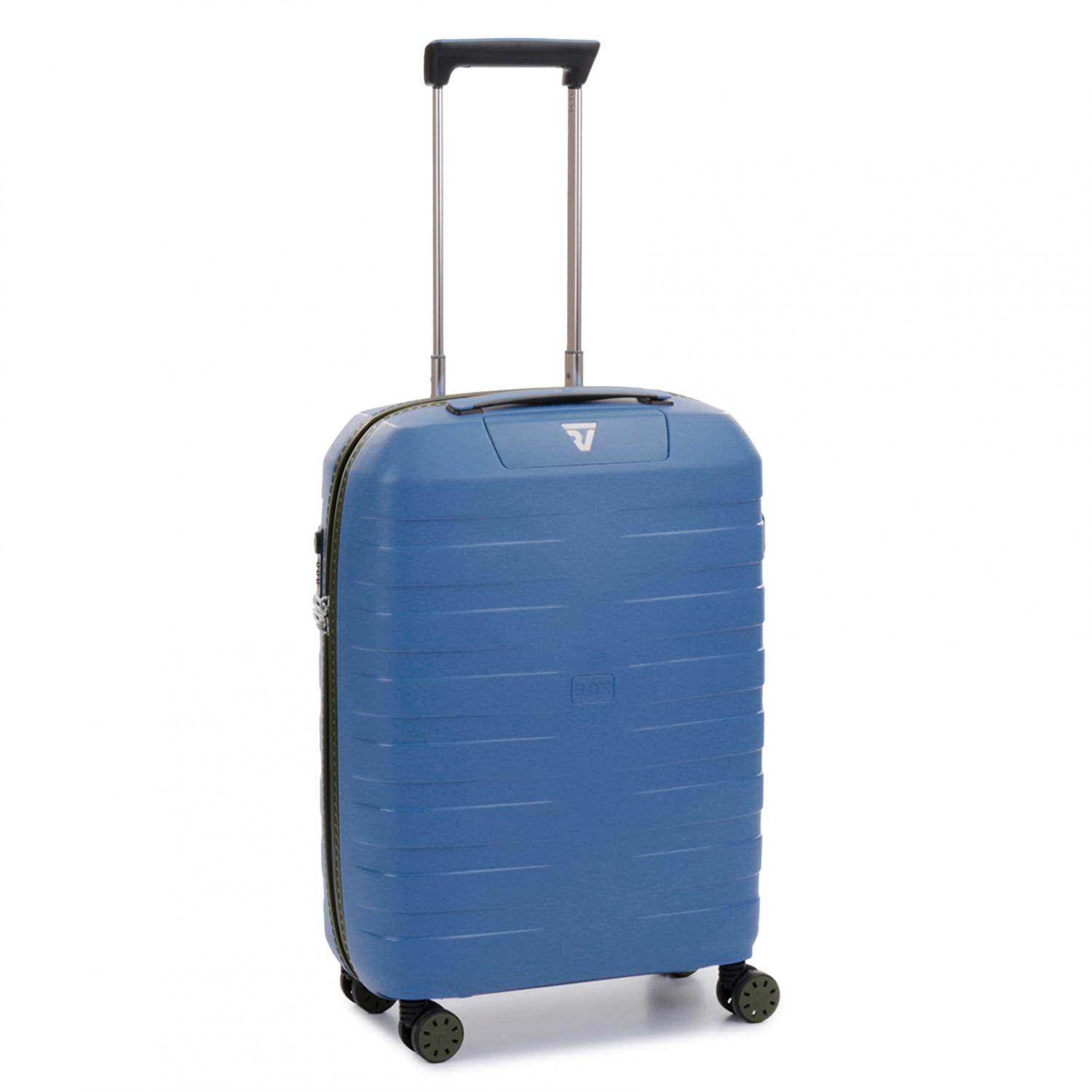 Roncato Box Trolley Bagaglio A Mano 55x40x20 Cm - Oceano/verde Militare