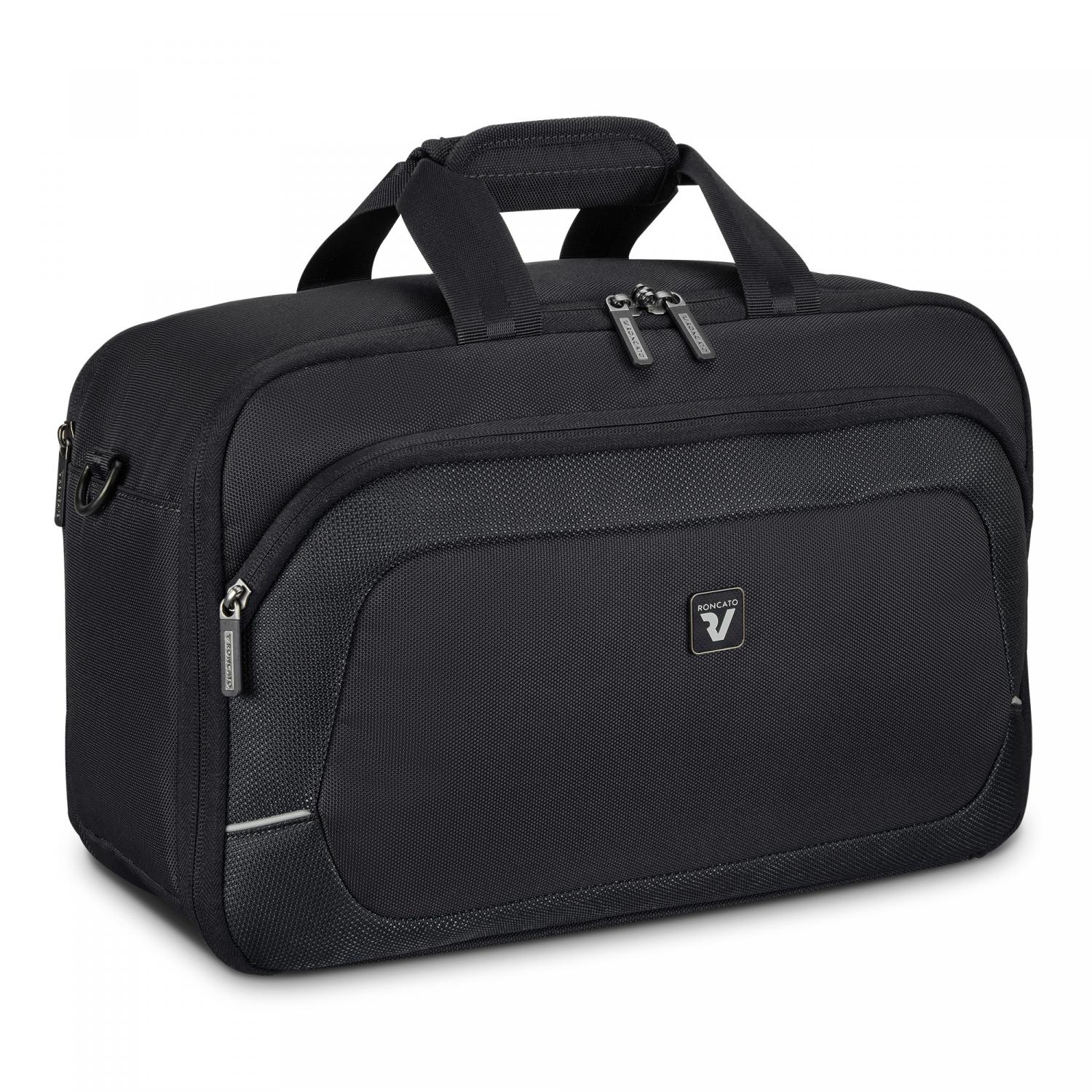 Roncato Gateway Borsa Cabina Porta Pc 14 - 25x40x20 Cm - Nero