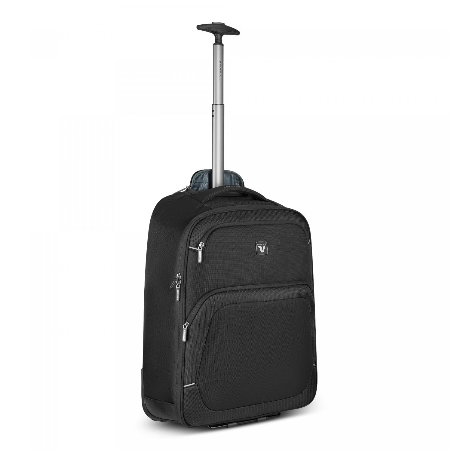 Roncato Gateway Zaino Trolley Porta Pc 17 - 55x40x20 Cm - Nero