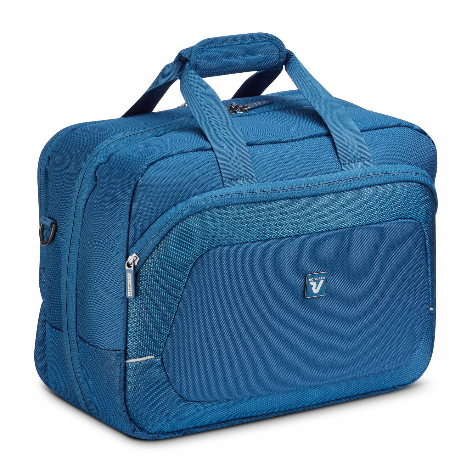 Roncato Gateway Borsa Cabina Porta Pc 15.6 - 30x38x20 Cm - Blu