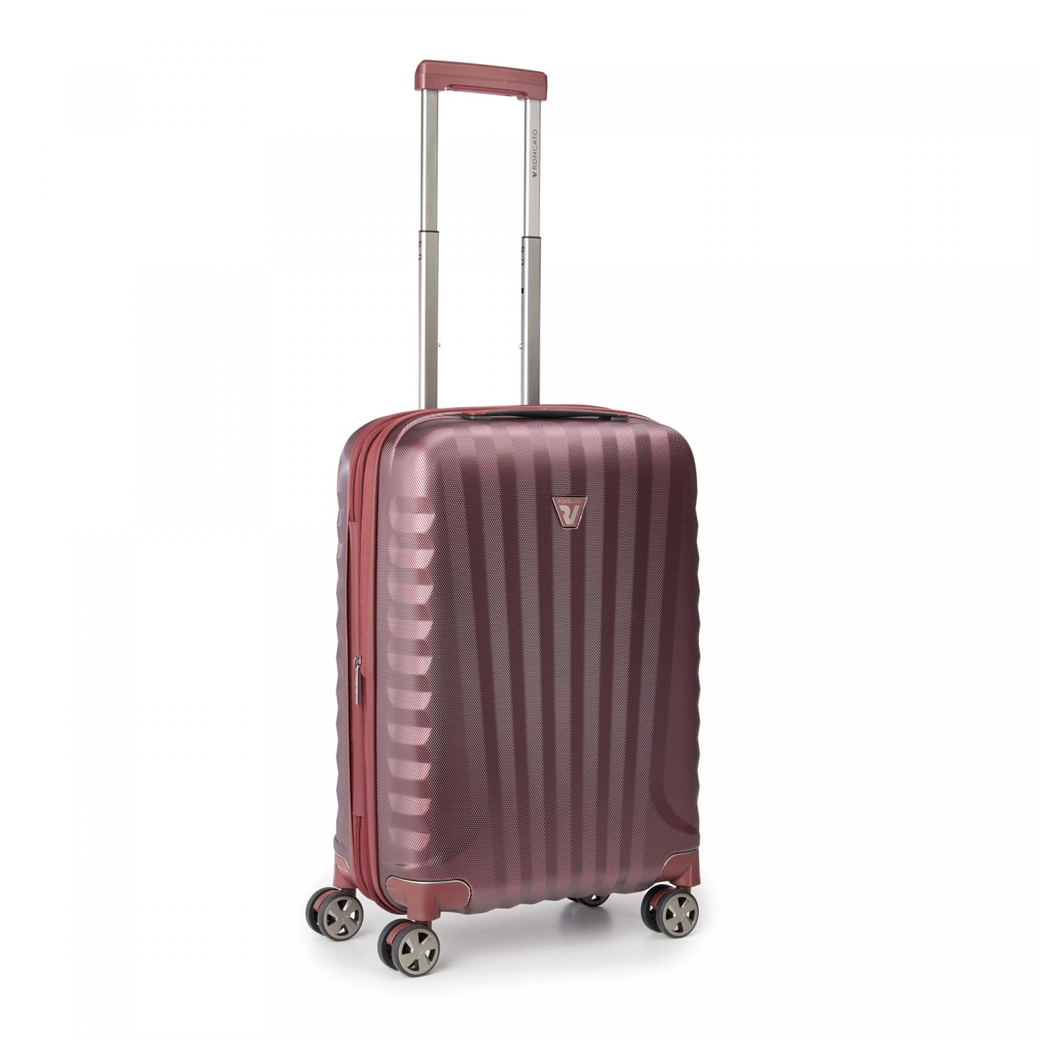 Roncato Uno Premium 3.0 Trolley Bagaglio A Mano 60x40x20/25 Cm Espandibile - Burgundy