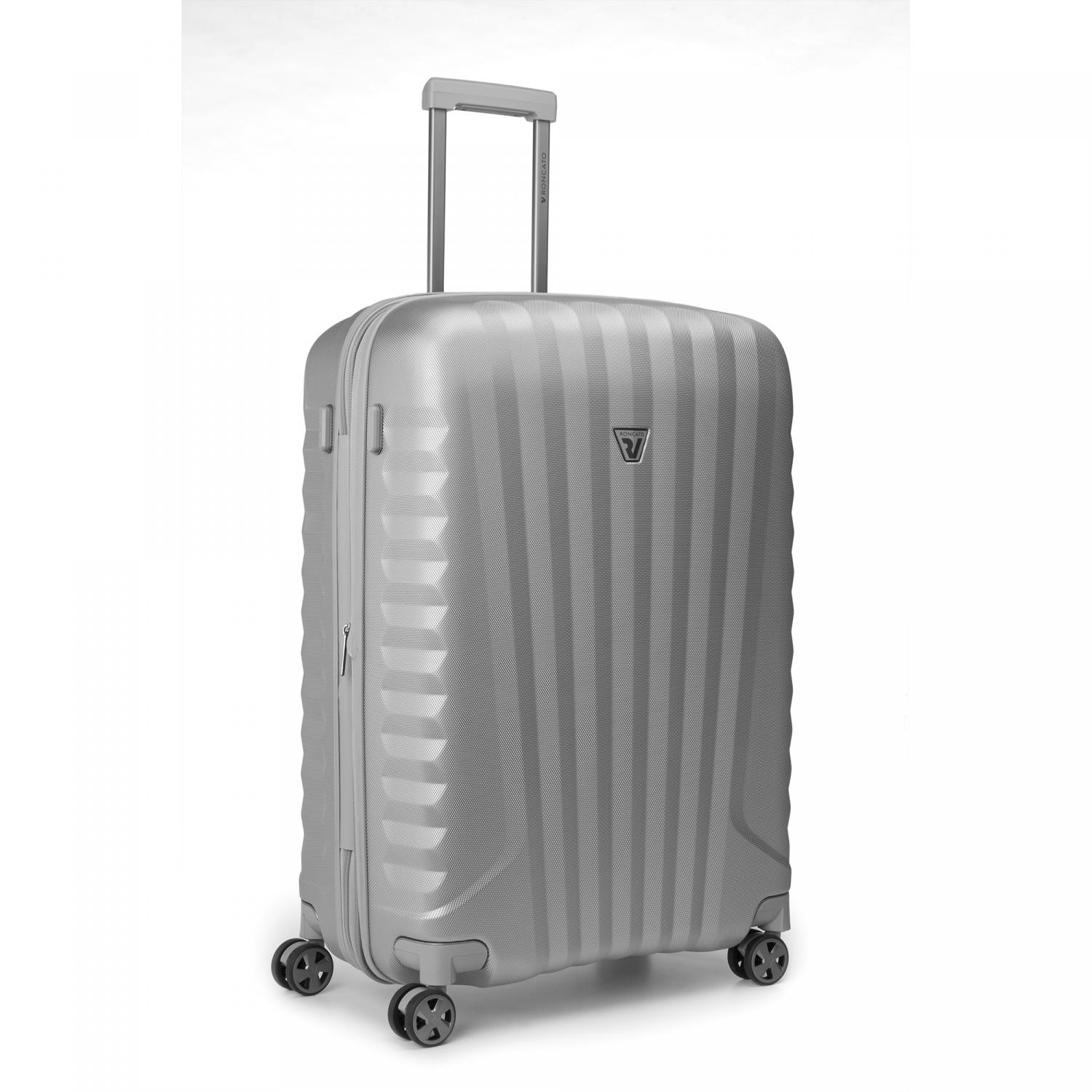 Roncato Uno Premium 3.0 Trolley Medio 75 Cm Espandibile - Argento