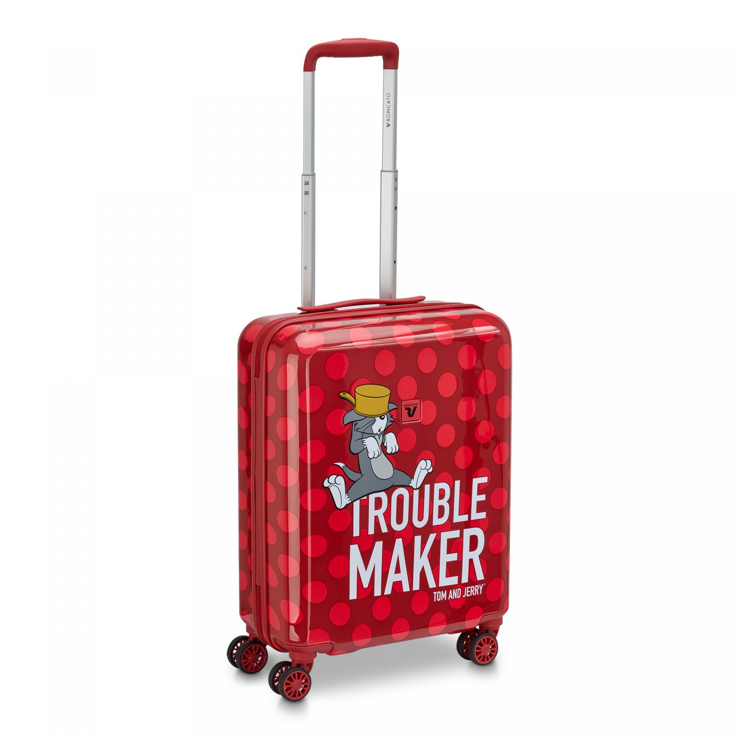 Roncato Tomejerry Trolley Bagaglio A Mano 55x40x20 Cm - Rosso