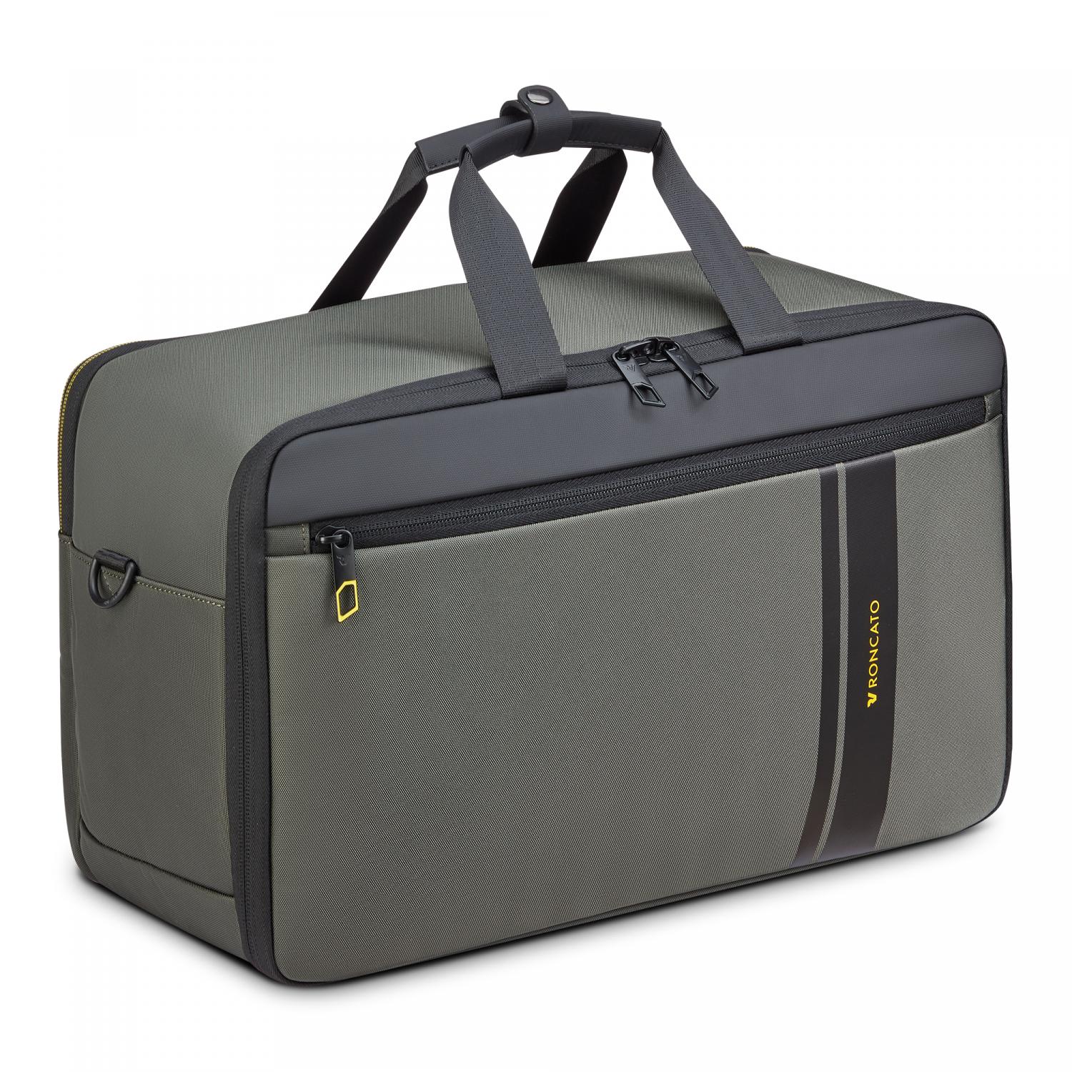 Roncato Metropolitan Travel Borsa Cabina Porta Pc 14 - 40x25x20 Cm - Verde Militare