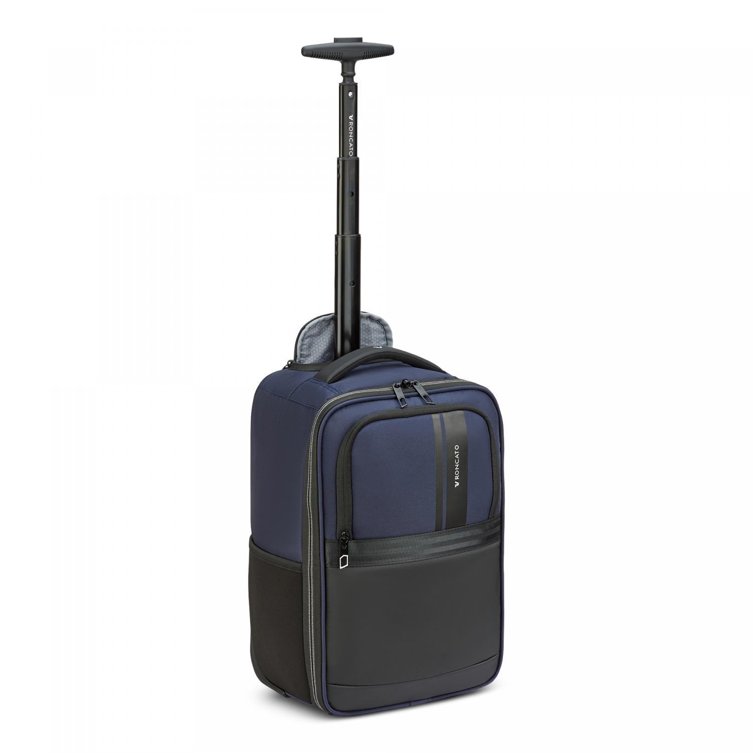 Roncato Metropolitan Travel Zaino Trolley 40x25x20 Cm - Blu Notte