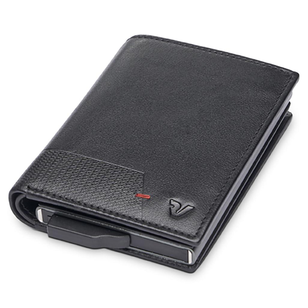 Roncato Mag-wal Porta Carte Di Credito 10.7x7.5x2 Cm - Nero