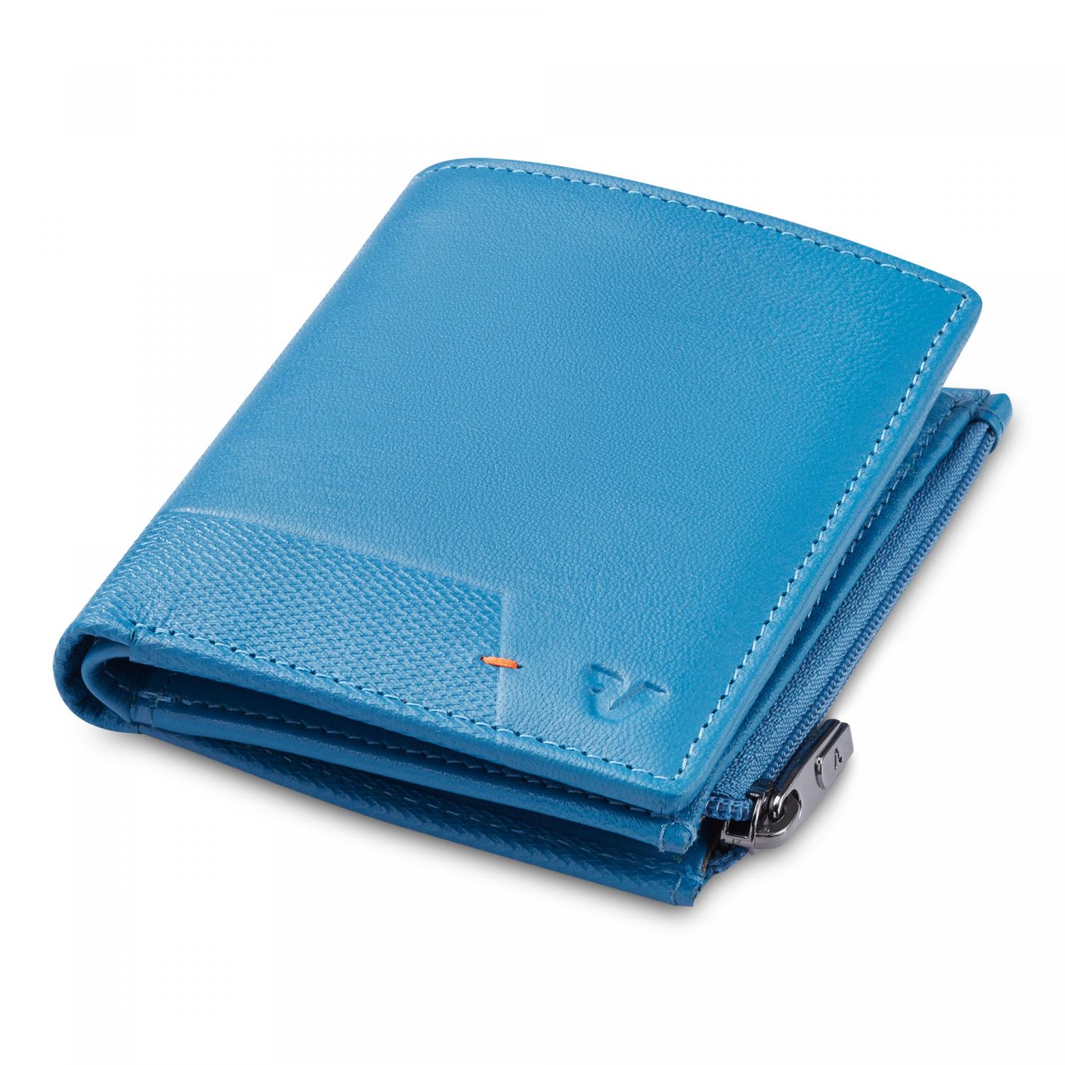 Roncato Mag-wal Portafoglio Uomo 10x8.5x1.8 Cm - Azzurro