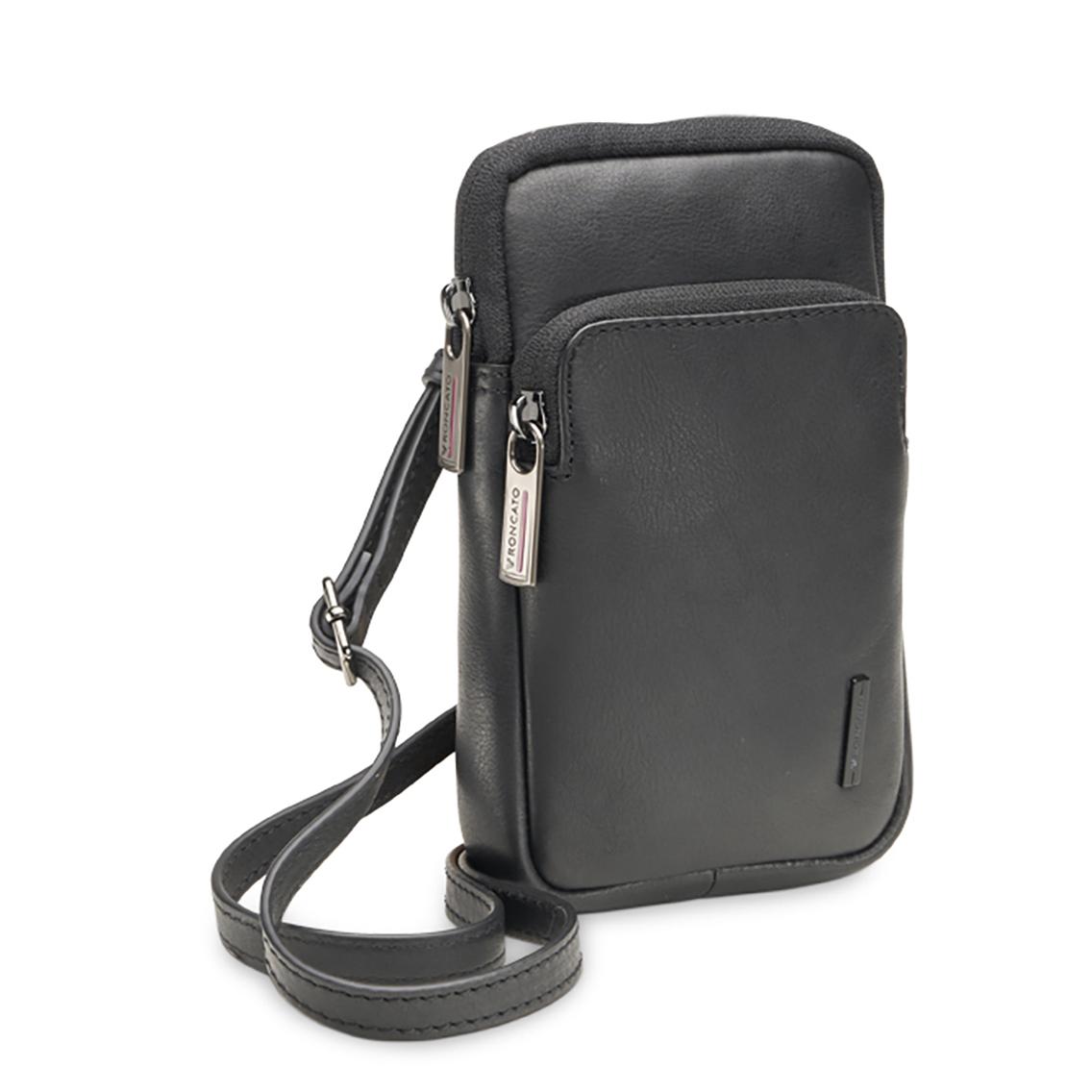 Roncato Detroit Borsello Uomo 19x11.5x3.5 Cm - Nero