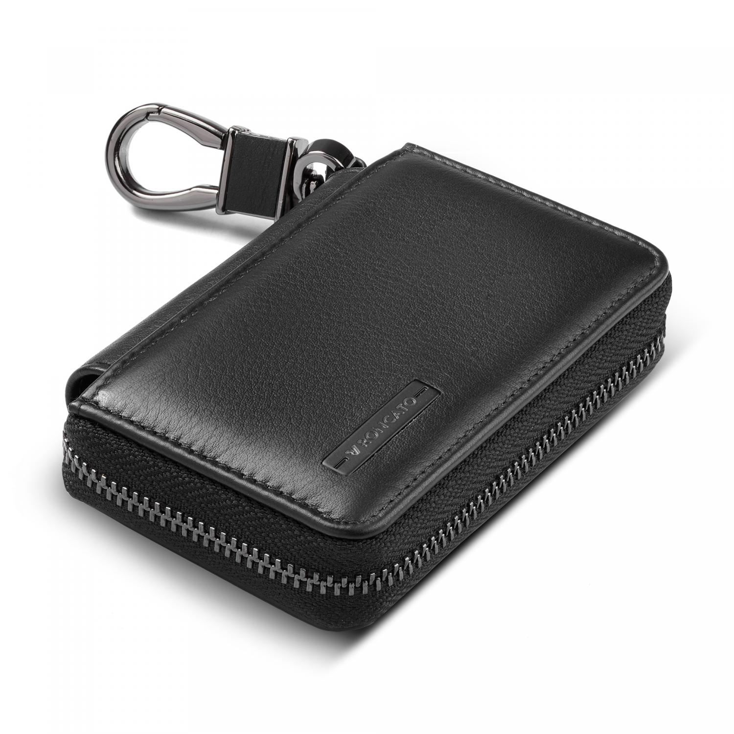 Roncato Detroit Portachiavi 14x7x2 Cm - Nero