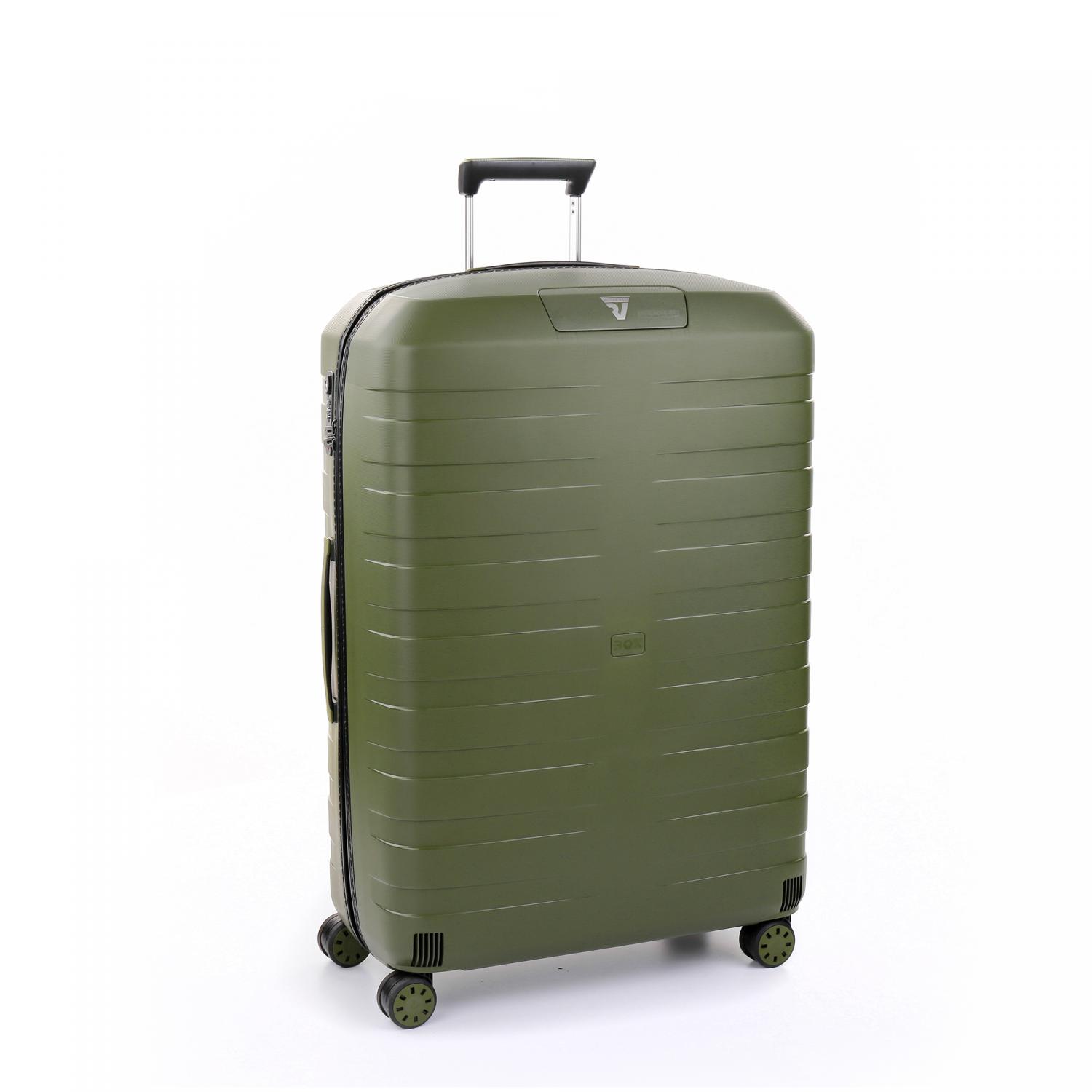 Roncato Box 4.0 Trolley Grande 78 Cm Espandibile - Verde Militare
