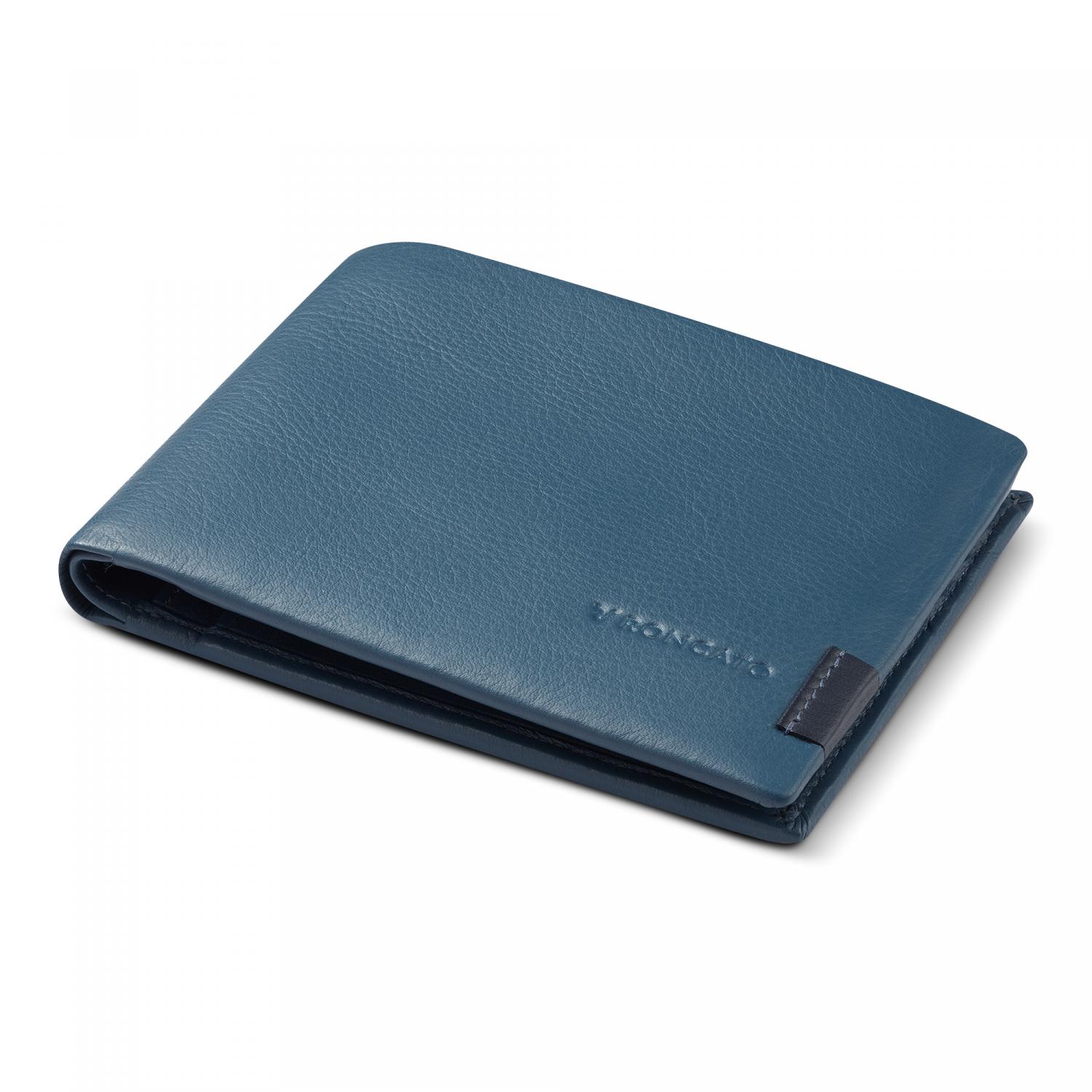 Roncato Monaco Portafoglio Uomo 9.5x12.5x2 Cm - Blu Denim