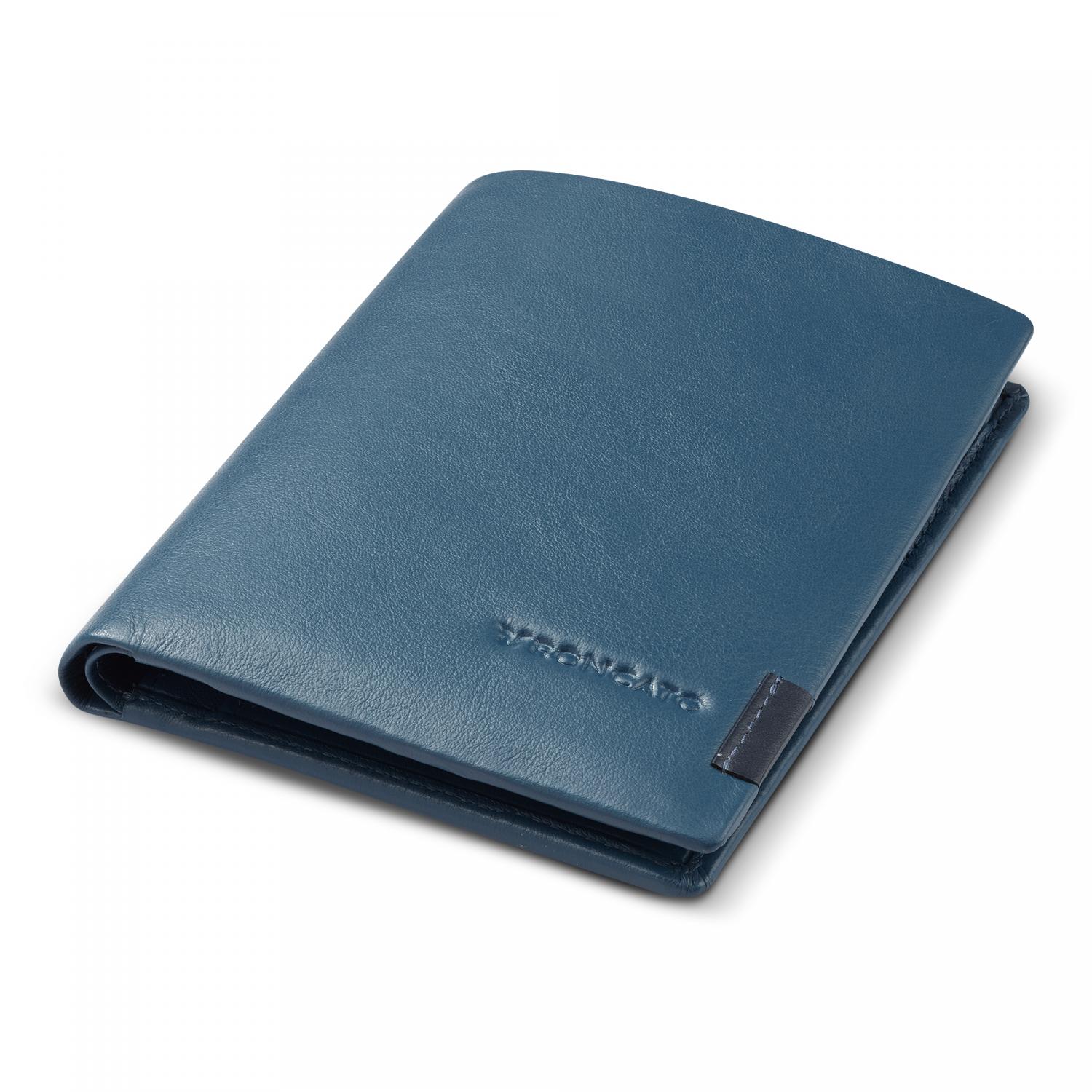 Roncato Monaco Portafoglio Uomo 12.5x9.5x1.5 Cm - Blu Denim