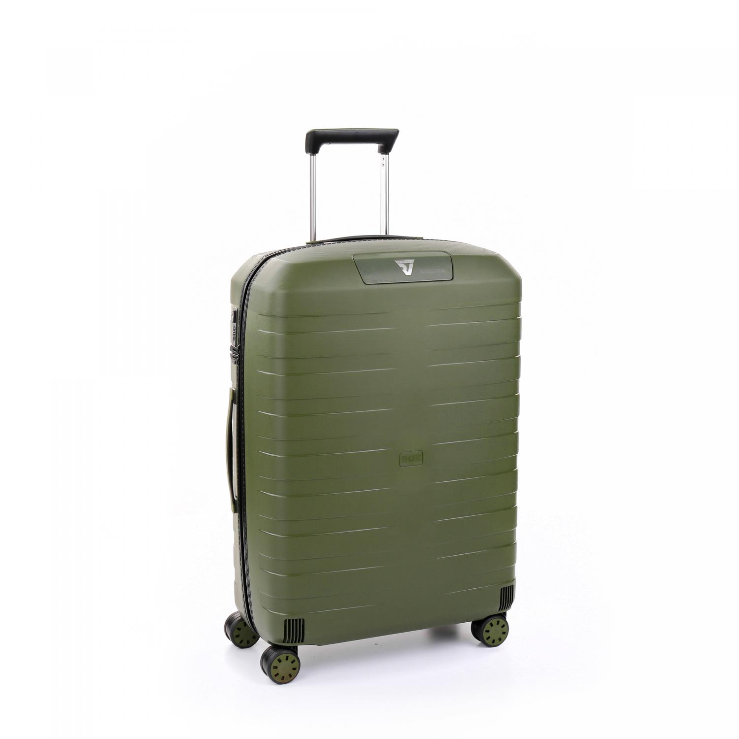 Roncato Box 4.0 Trolley Medio 69 Cm Espandibile - Verde Militare