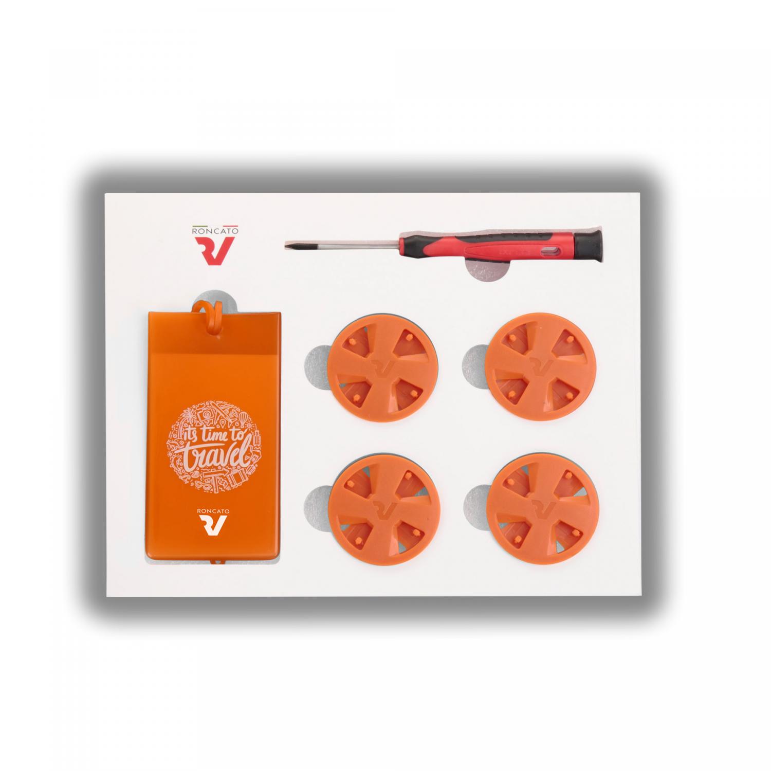 Roncato Smart Travel Kit Personalizzazione Trolley - Arancio
