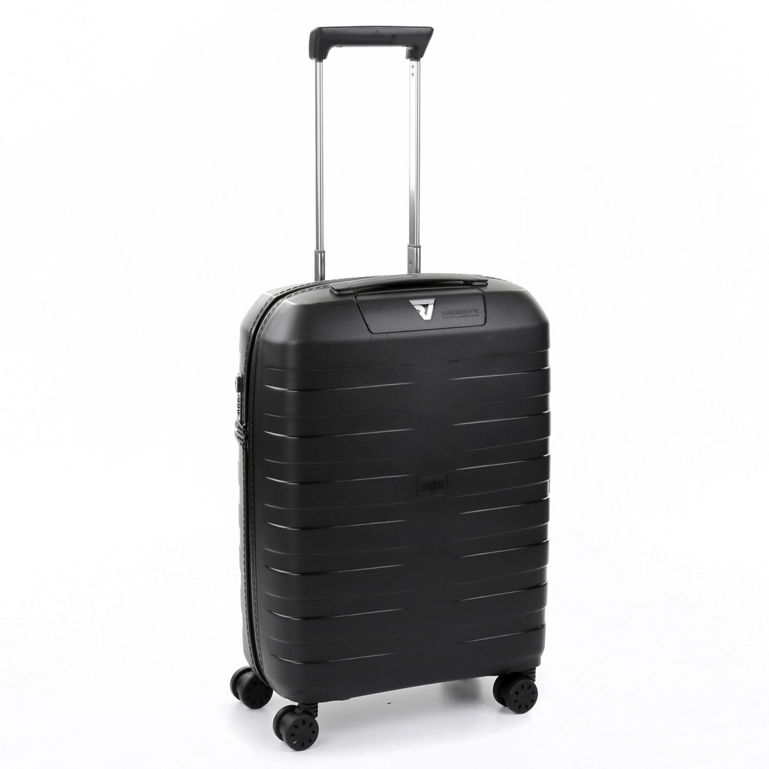 BOX 4.0 Trolley bagaglio a mano 55x40x20/23 cm Espandibile - Nero
