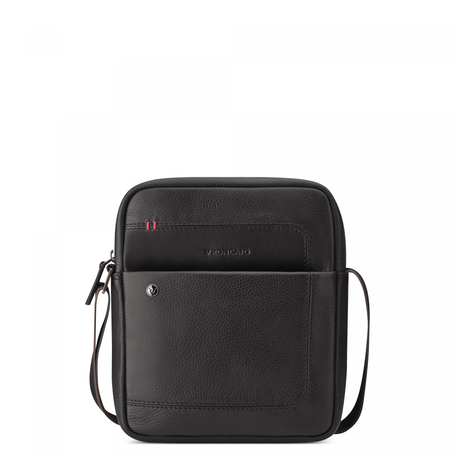 Roncato Alaska Borsello Uomo 19x22x5 Cm - Nero