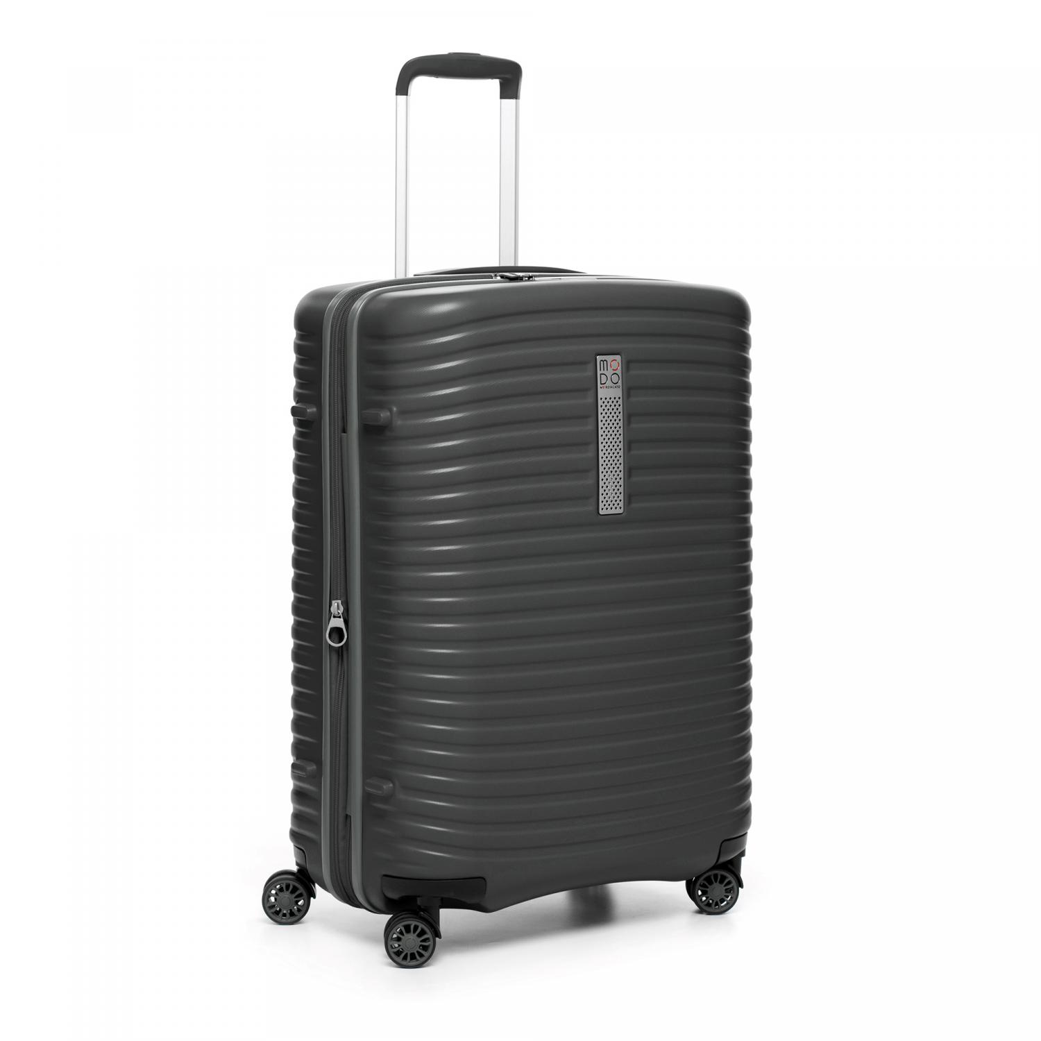 Modo By Roncato Antracite Vega Trolley Medio 68 Cm Espandibile