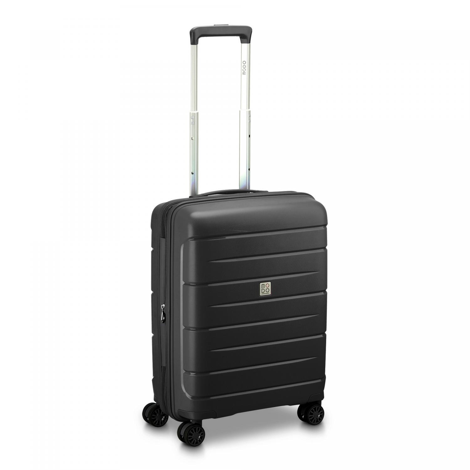 Modo By Roncato Nero Starlight 3.0 Trolley Bagaglio A Mano 55X40x20/25 Cm Espandibile