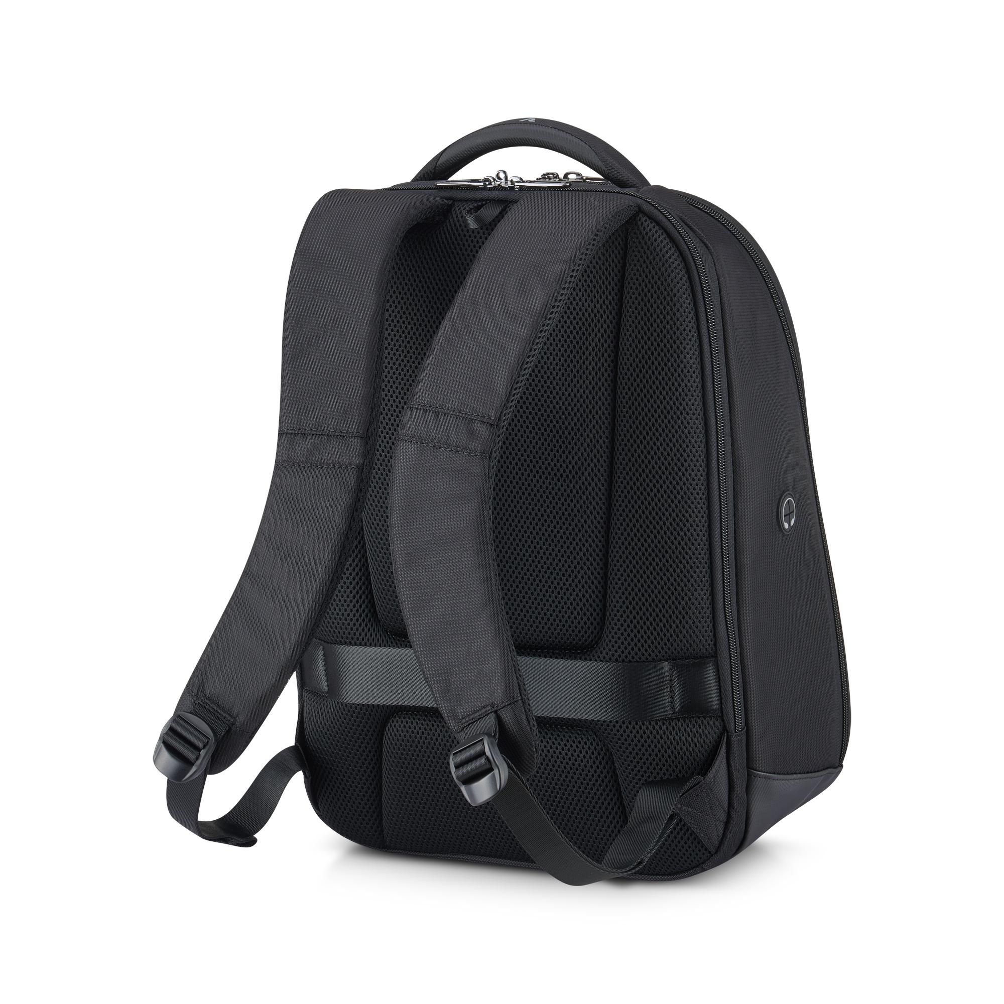 WORK Mochila trabajo para portatil 13 - 40x29x15 cm - Negro