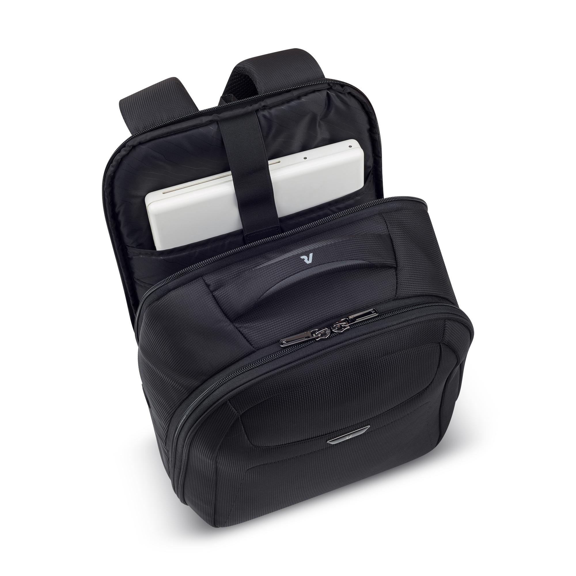 WORK Mochila trabajo para portatil 13 - 40x29x15 cm - Negro