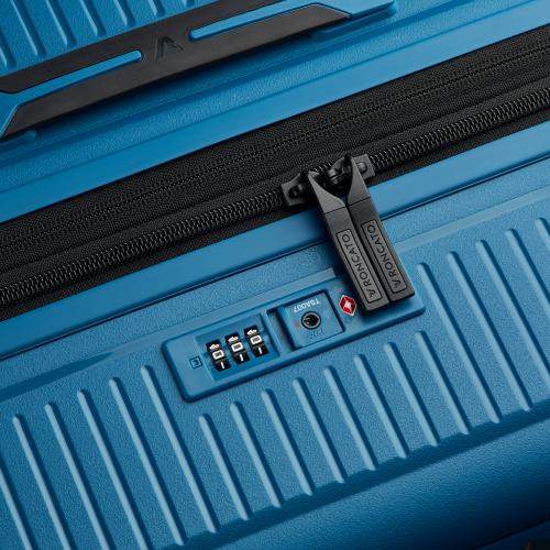 Medium Spinner Arcade Cm. 67x46x27/32 Denim Blue | RV Roncato IE