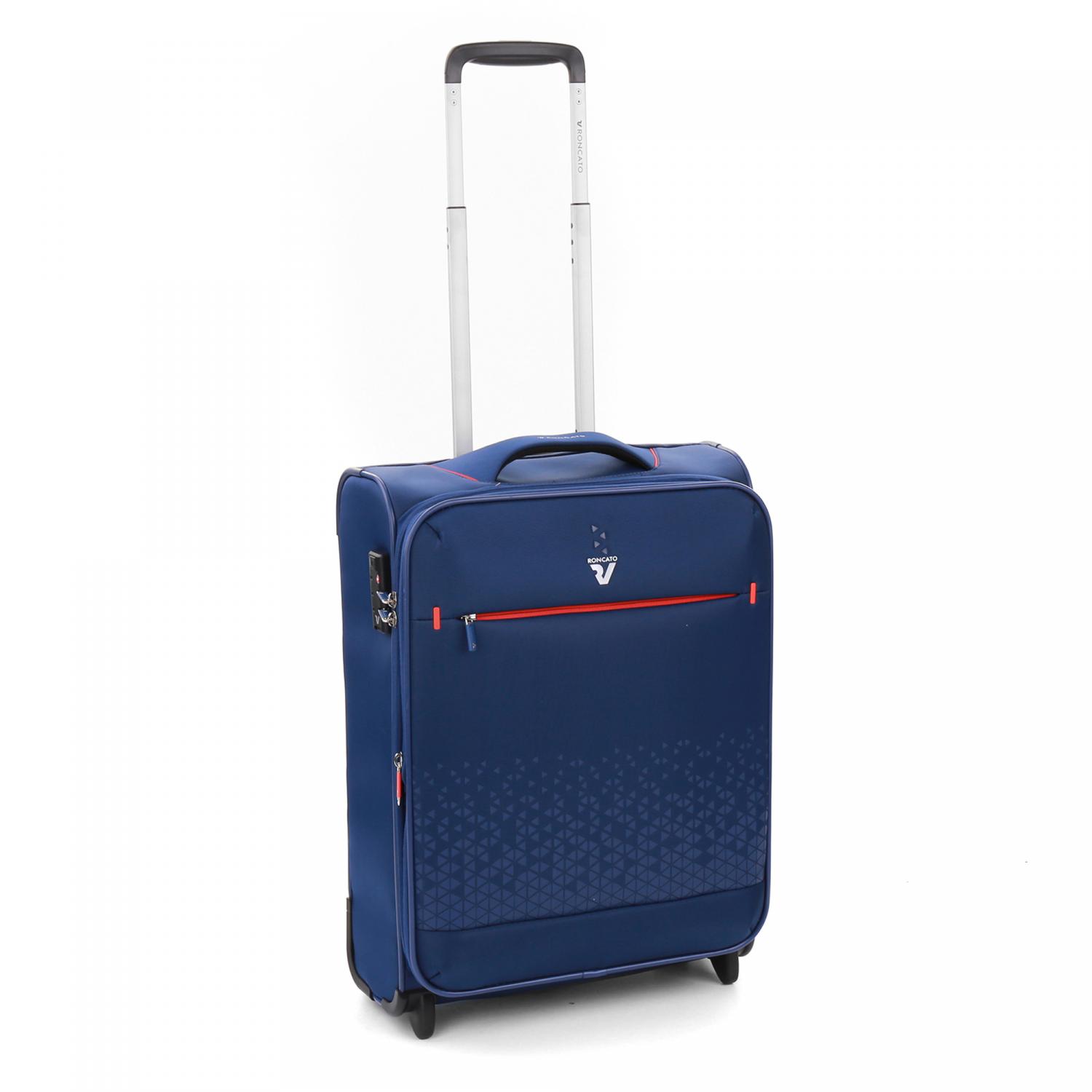 CROSSLITE Maleta de cabina 2 ruedas 55x40x20/23 cm Expandible - Azul