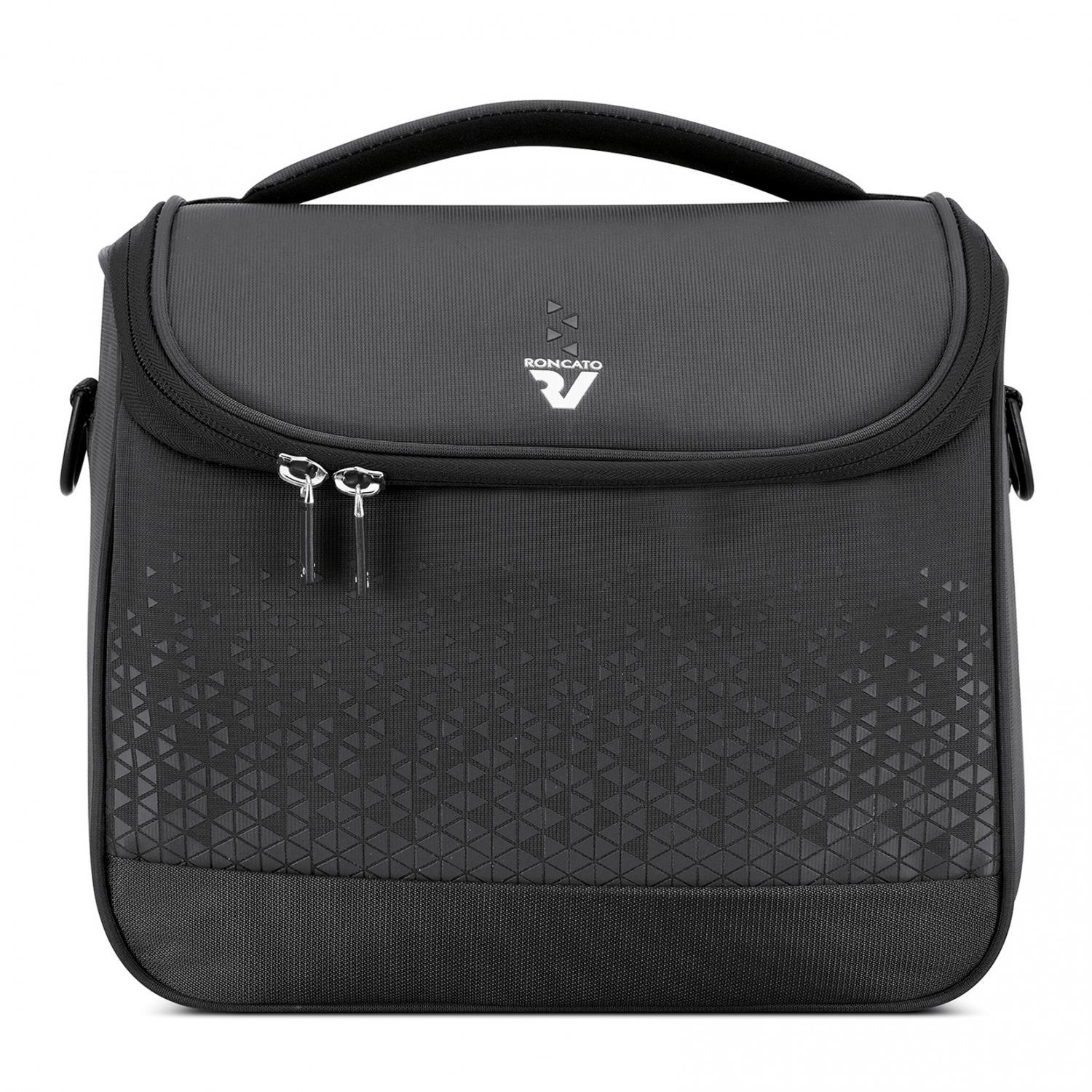 CROSSLITE Beauty case 27x26x19 cm - Nero