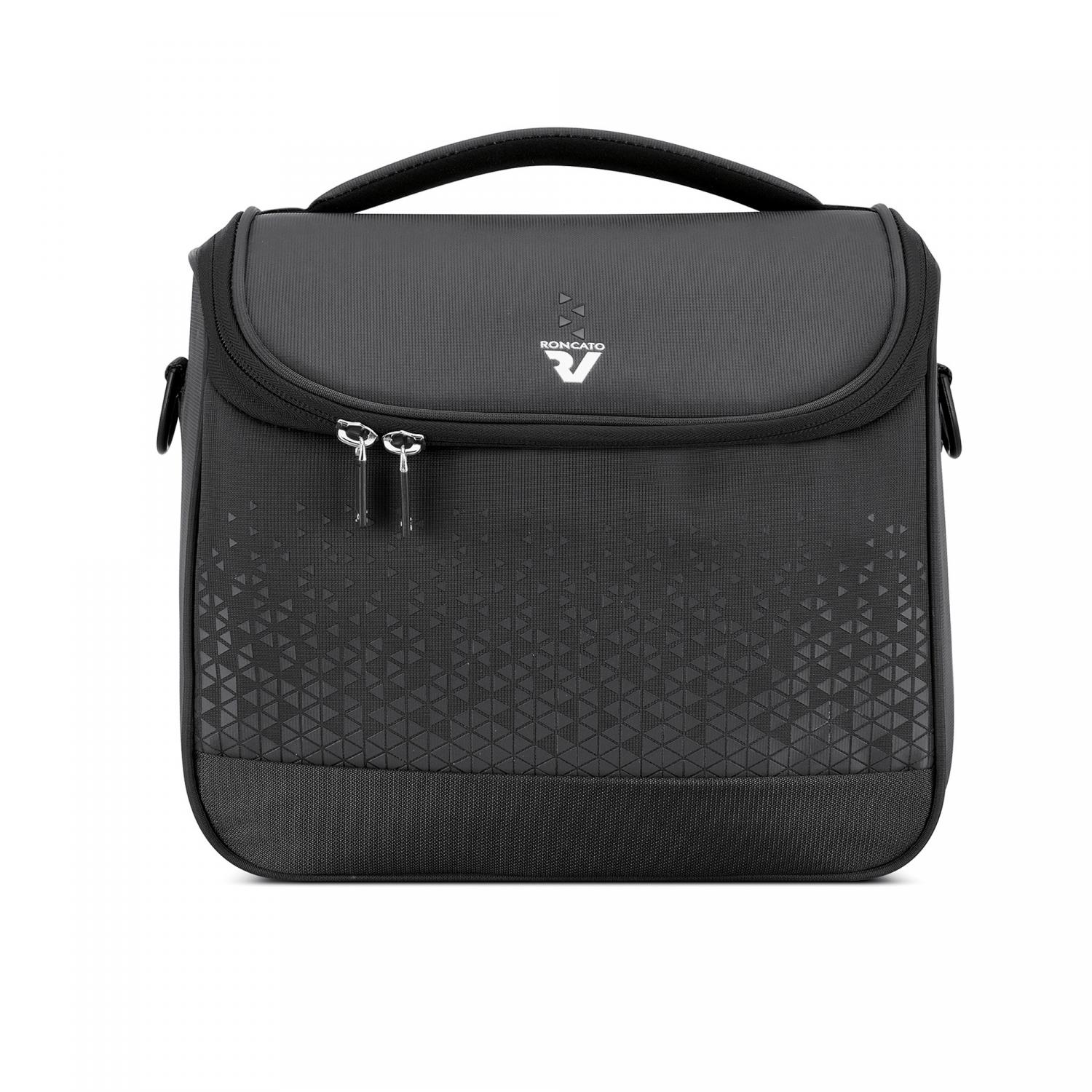 Roncato Crosslite Beauty Case 27x26x19 Cm - Nero