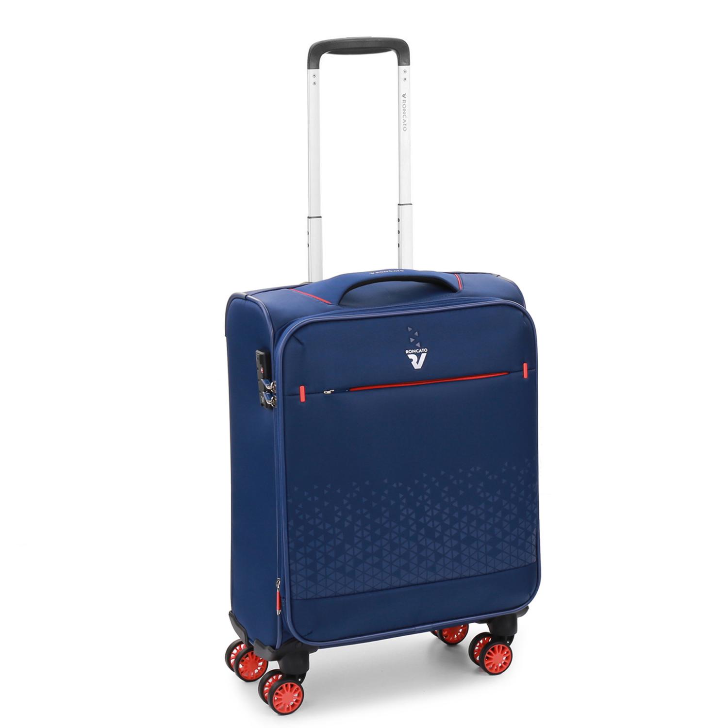 CROSSLITE Maleta de cabina 55x40x20/23 cm Expandible - Azul