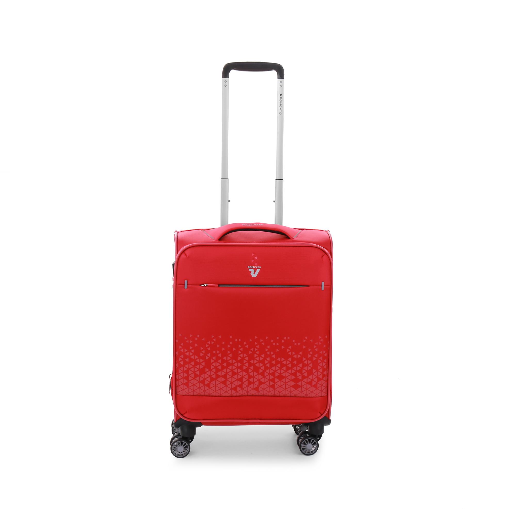 CROSSLITE Valise cabine 55x40x20/23 cm Extensible - Rouge
