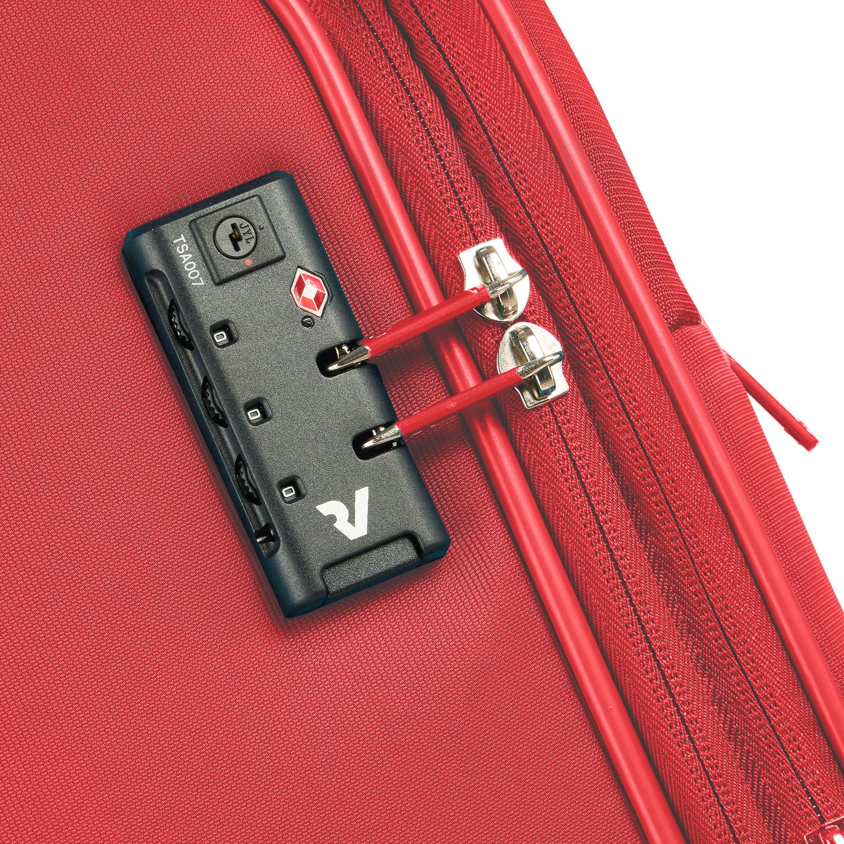 CROSSLITE Valise cabine 55x40x20/23 cm Extensible - Rouge