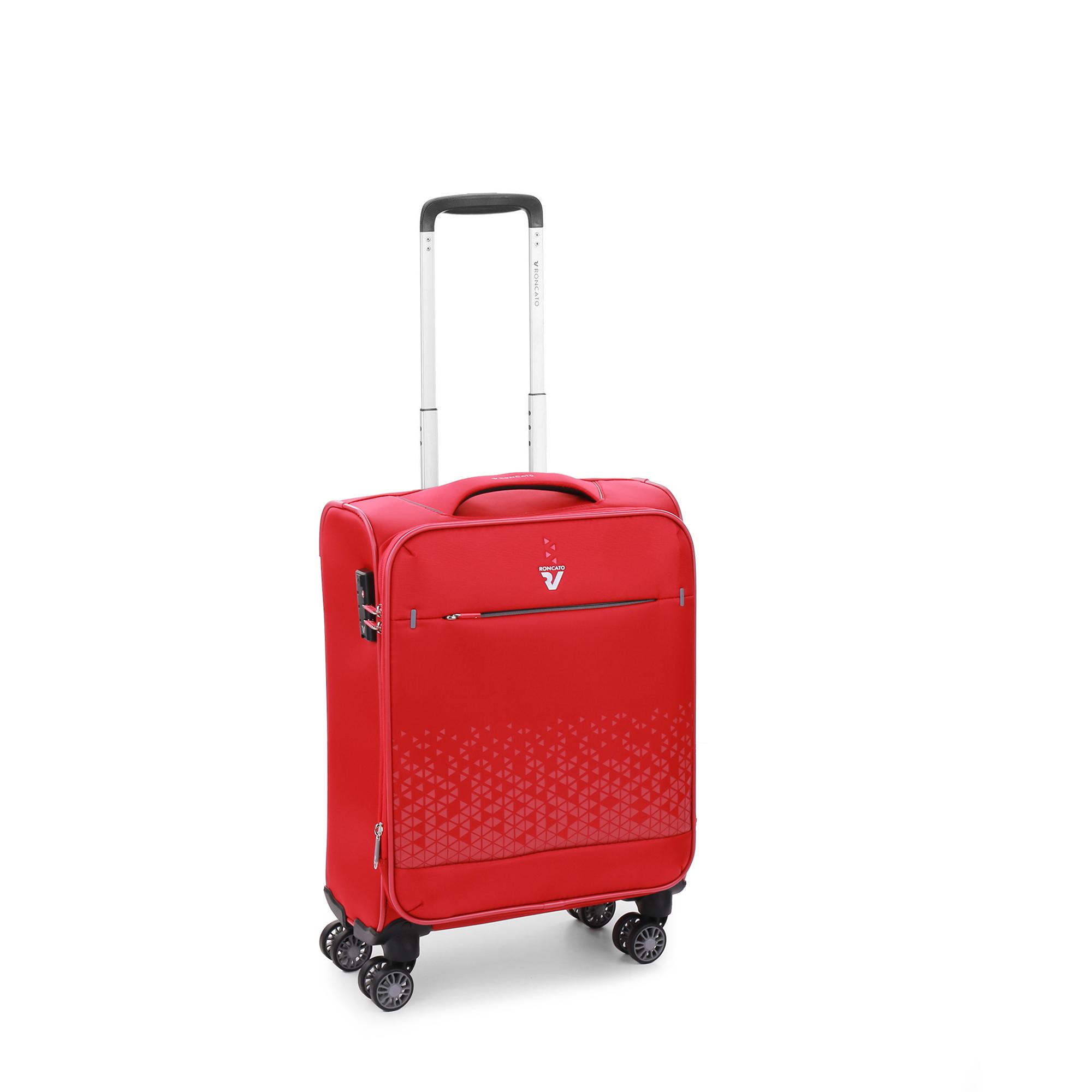 CROSSLITE Valise cabine 55x40x20/23 cm Extensible - Rouge