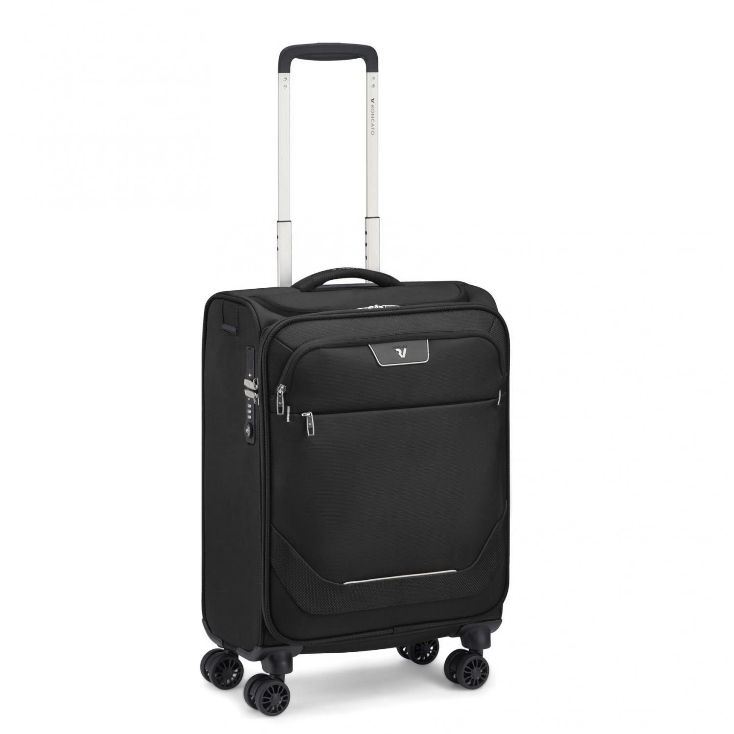 JOY Trolley bagaglio a mano 55x40x20 cm - Nero
