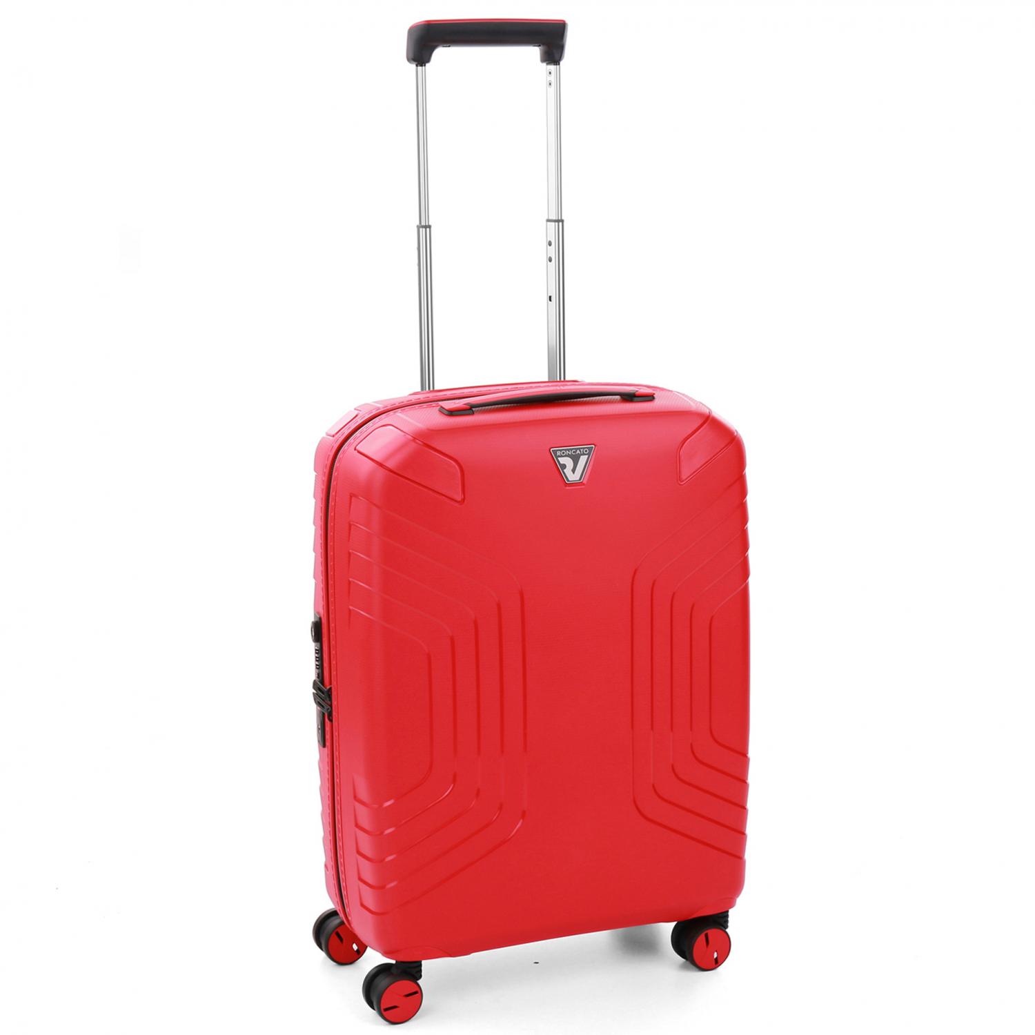YPSILON 4.0 Trolley bagaglio a mano 55x40x20/25 cm Espandibile - Rosso