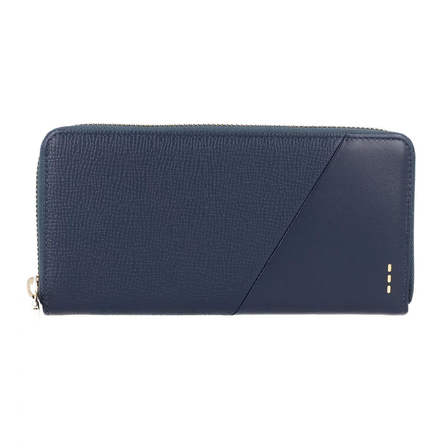Roncato Pe-milano Portafoglio Donna 19x9.5x2 Cm - Blu Navy