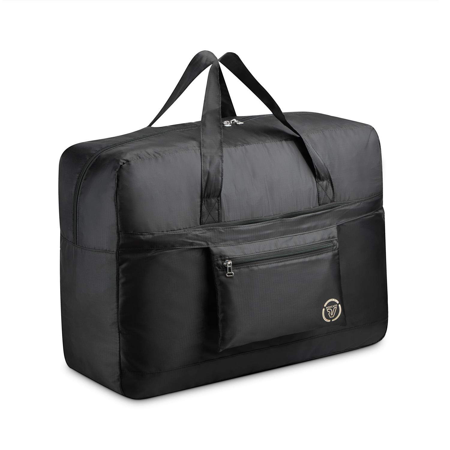 Roncato Smart Travel Borsone Pieghevole Cabina - Nero