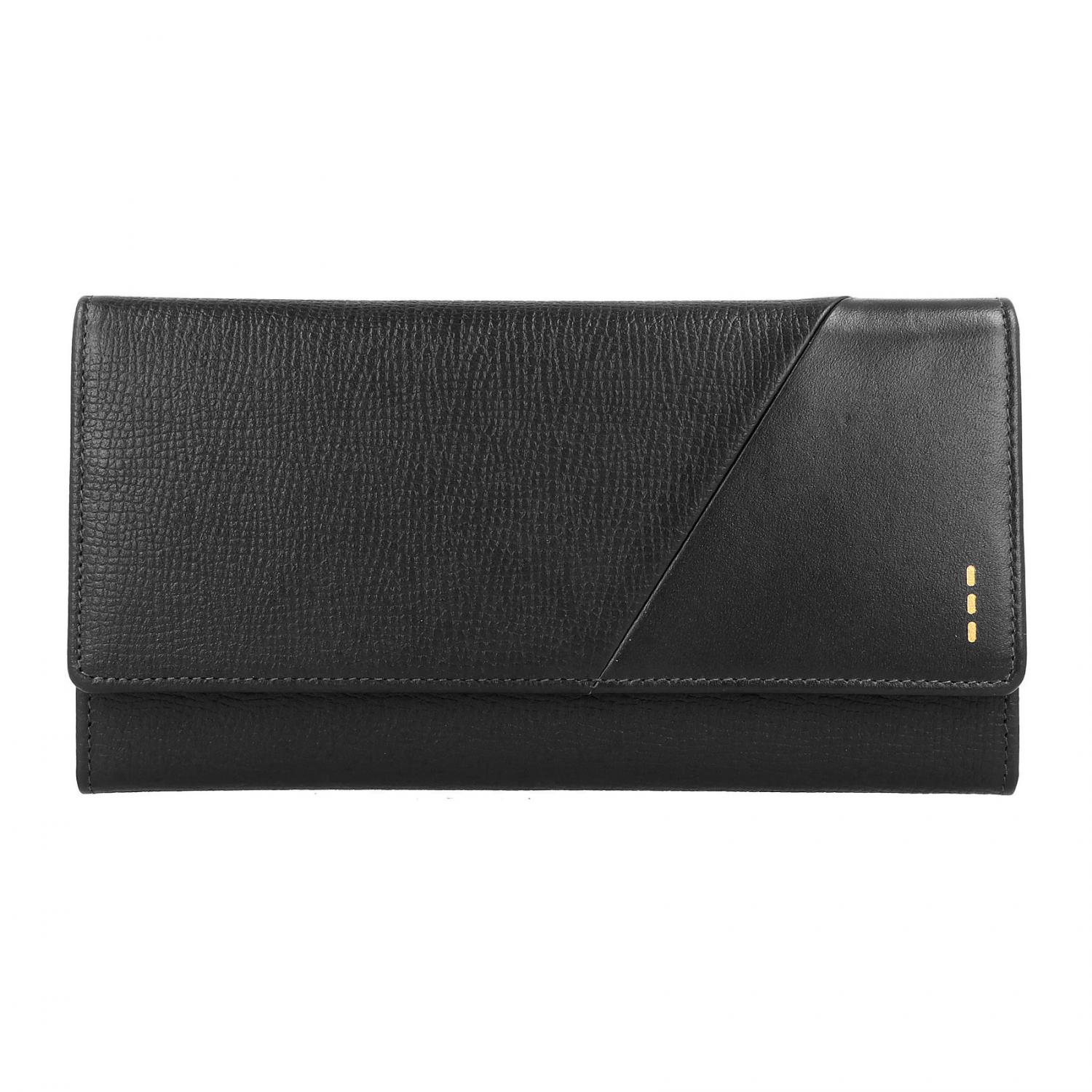PE-MILANO Portafoglio donna 19x10x3 cm - Nero