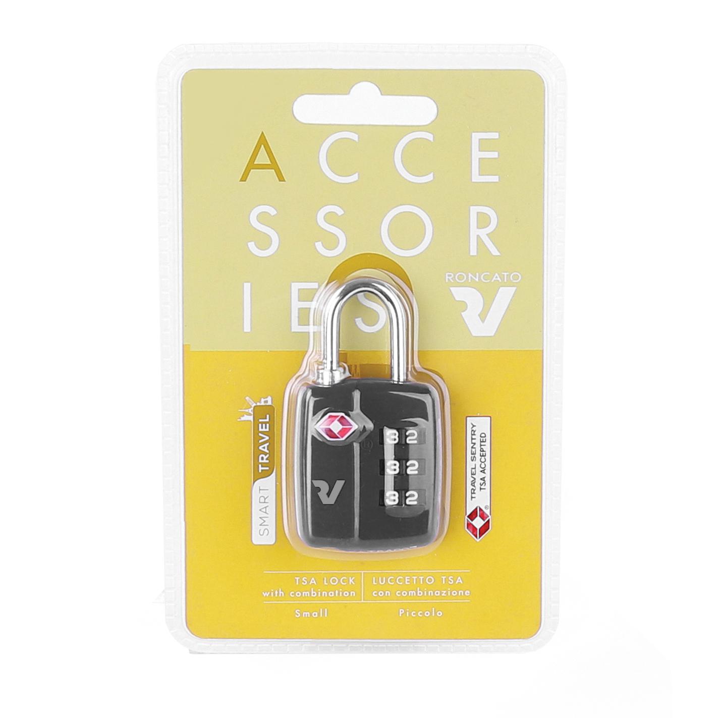 SMART TRAVEL Lucchetto tsa c/combinazione - Nero