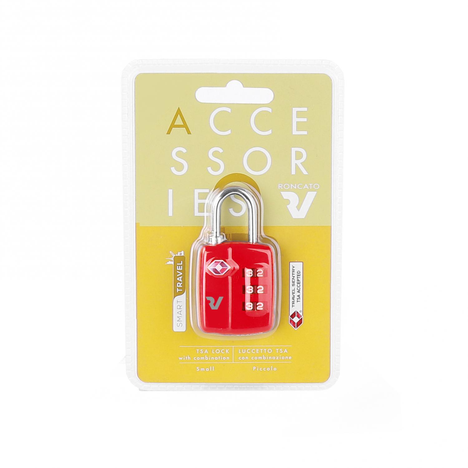 Roncato Smart Travel Lucchetto Tsa C/combinazione - Rosso