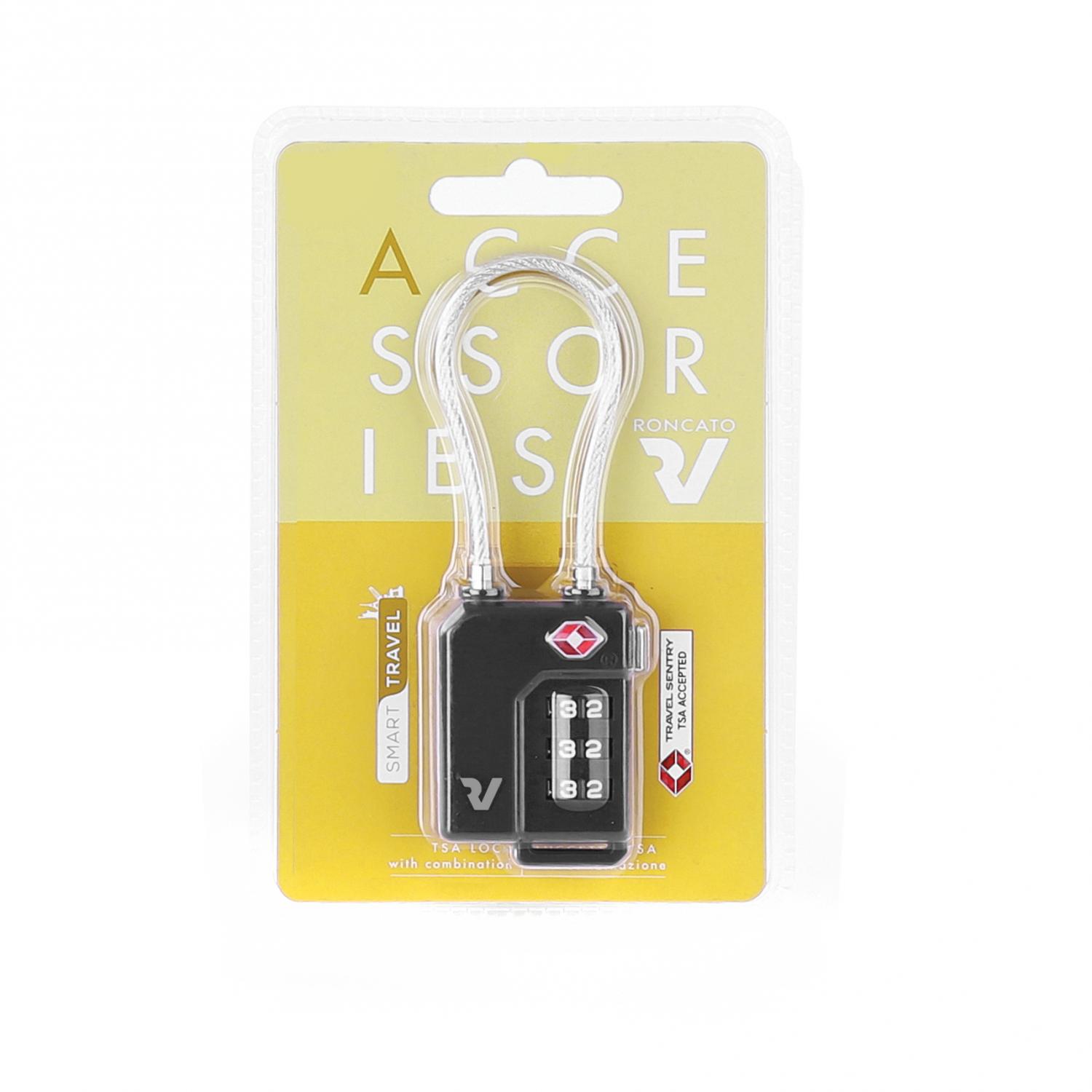 Roncato Smart Travel Lucchetto Tsa Large C/combinazione - Nero