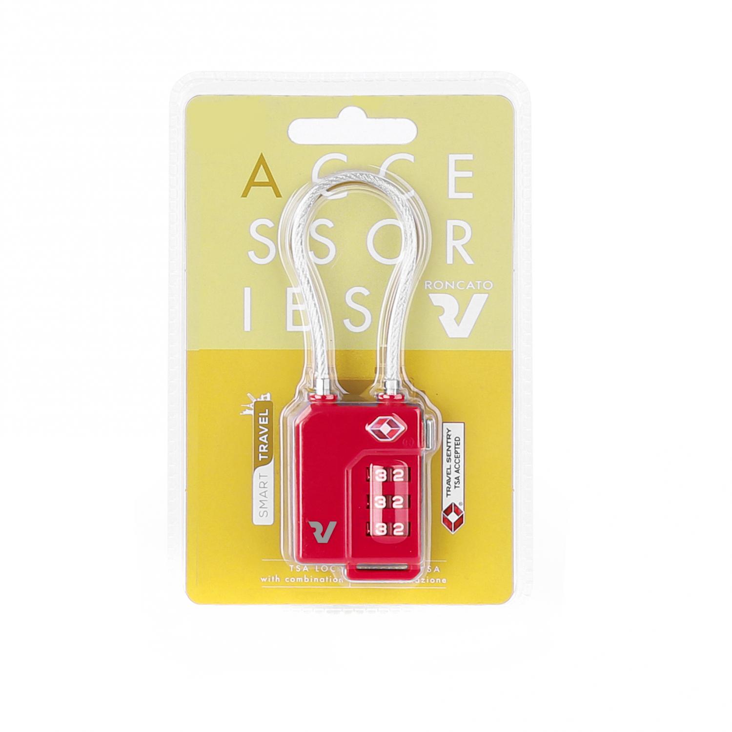 Roncato Smart Travel Lucchetto Tsa Large C/combinazione - Rosso