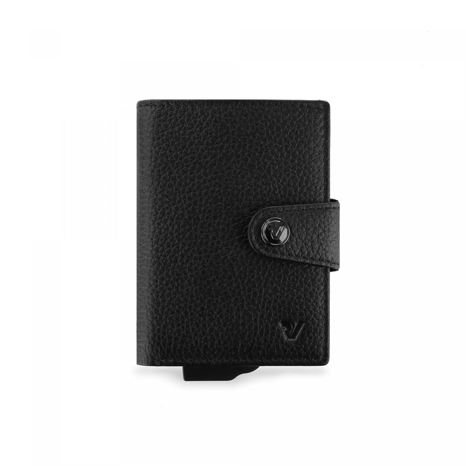 IRON 4.0 Porte-cartes 7.5x10.5x2 cm - Noir
