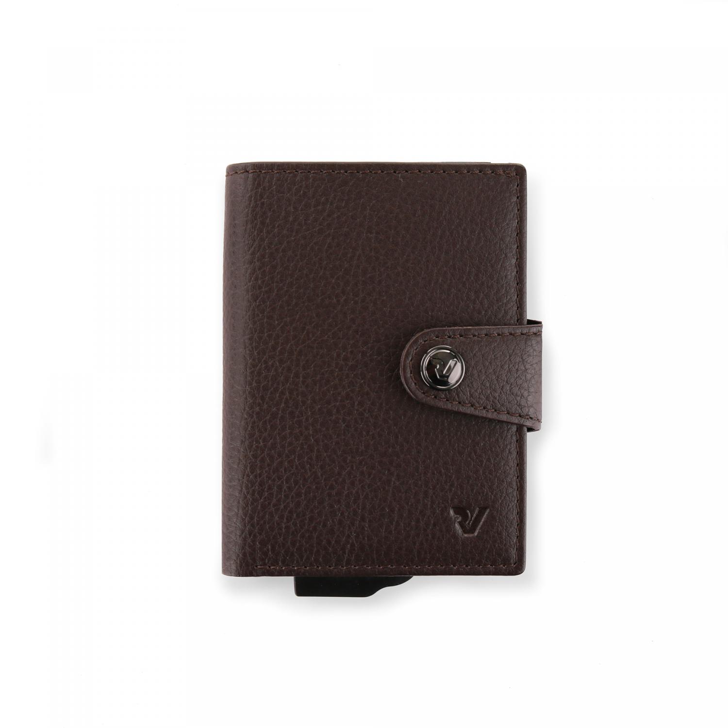 Roncato Iron 4.0 Porta Carte Di Credito 7.5x10.5x2 Cm - Marrone